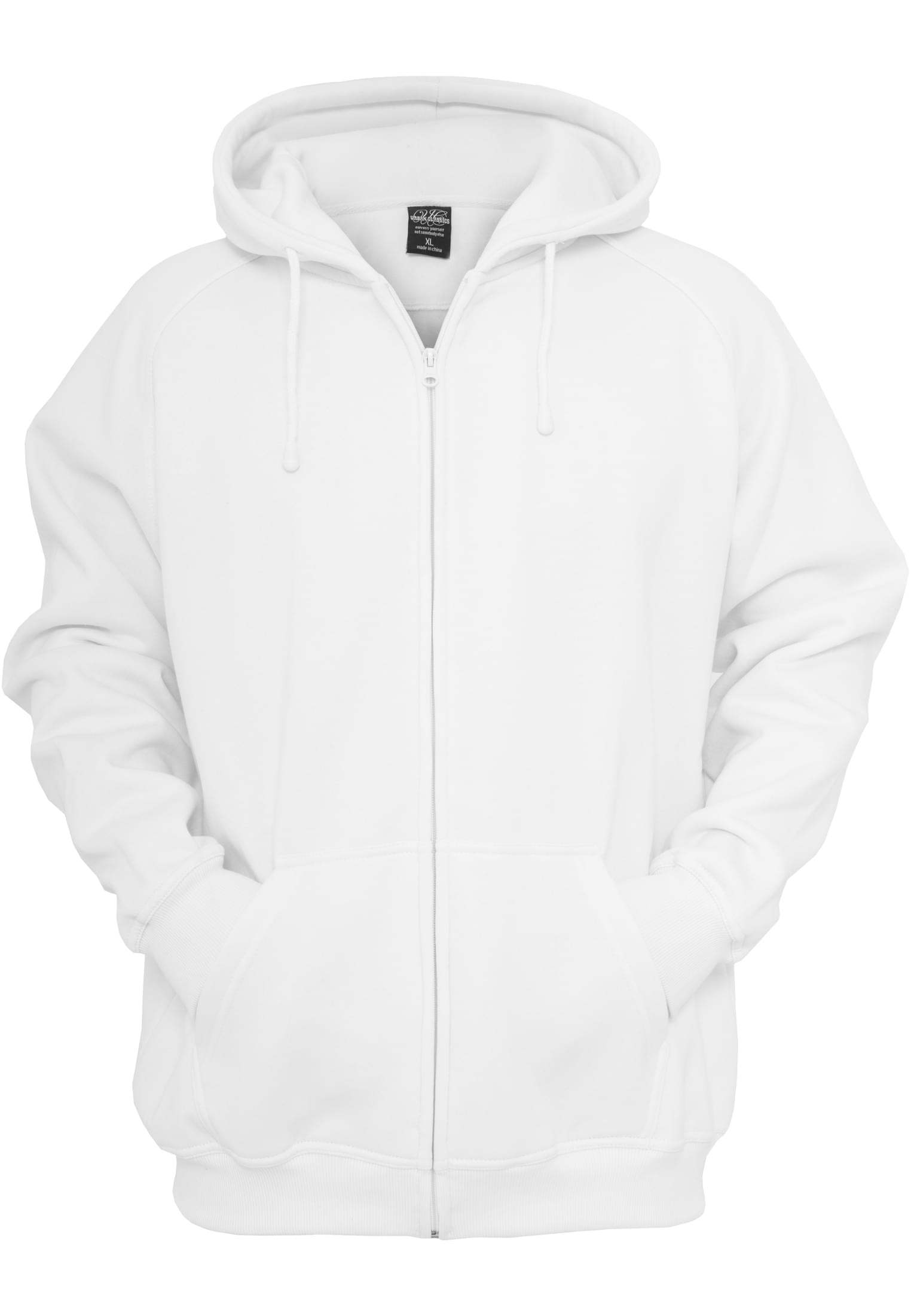 Zip Hoody | white