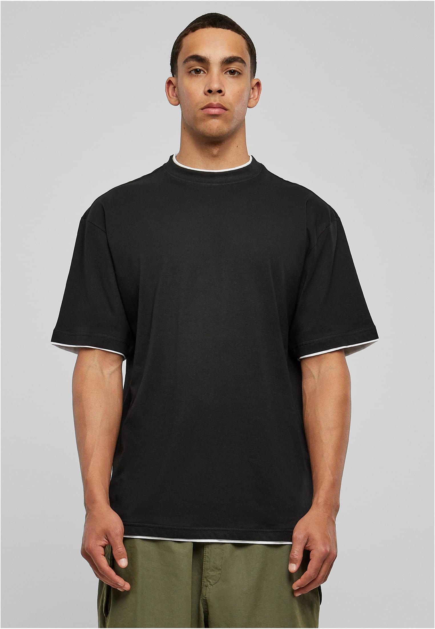 Contrast Tall Tee | blk/wht