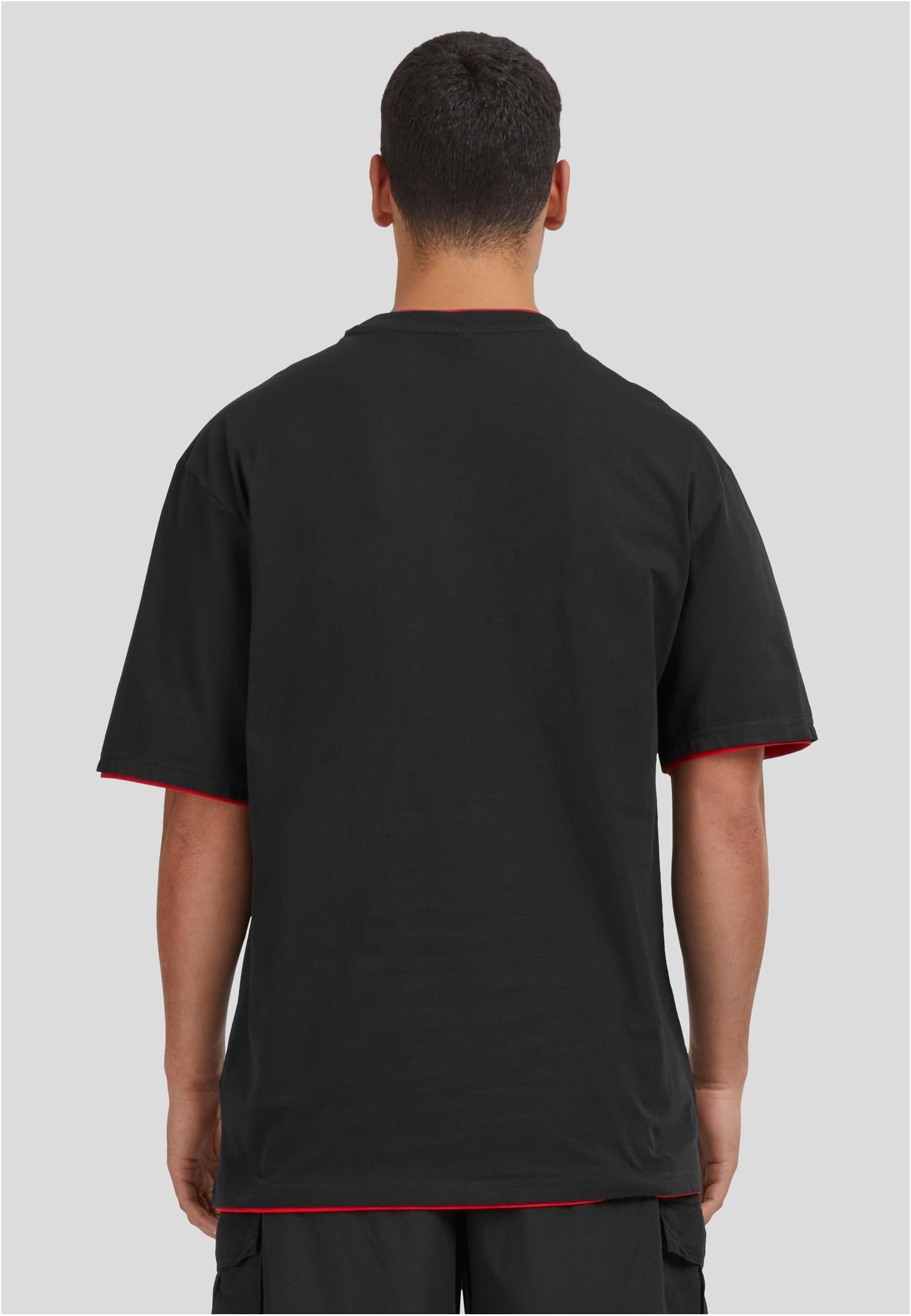 Contrast Tall Tee | blk/red