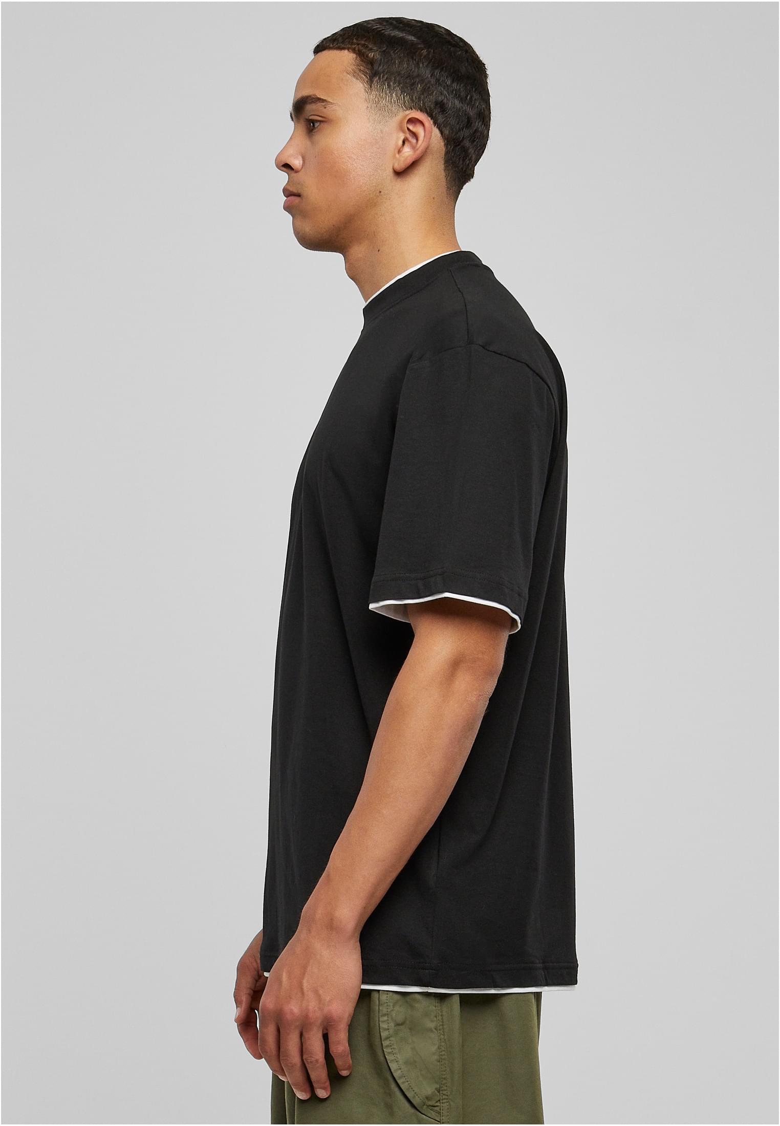 Contrast Tall Tee | blk/wht