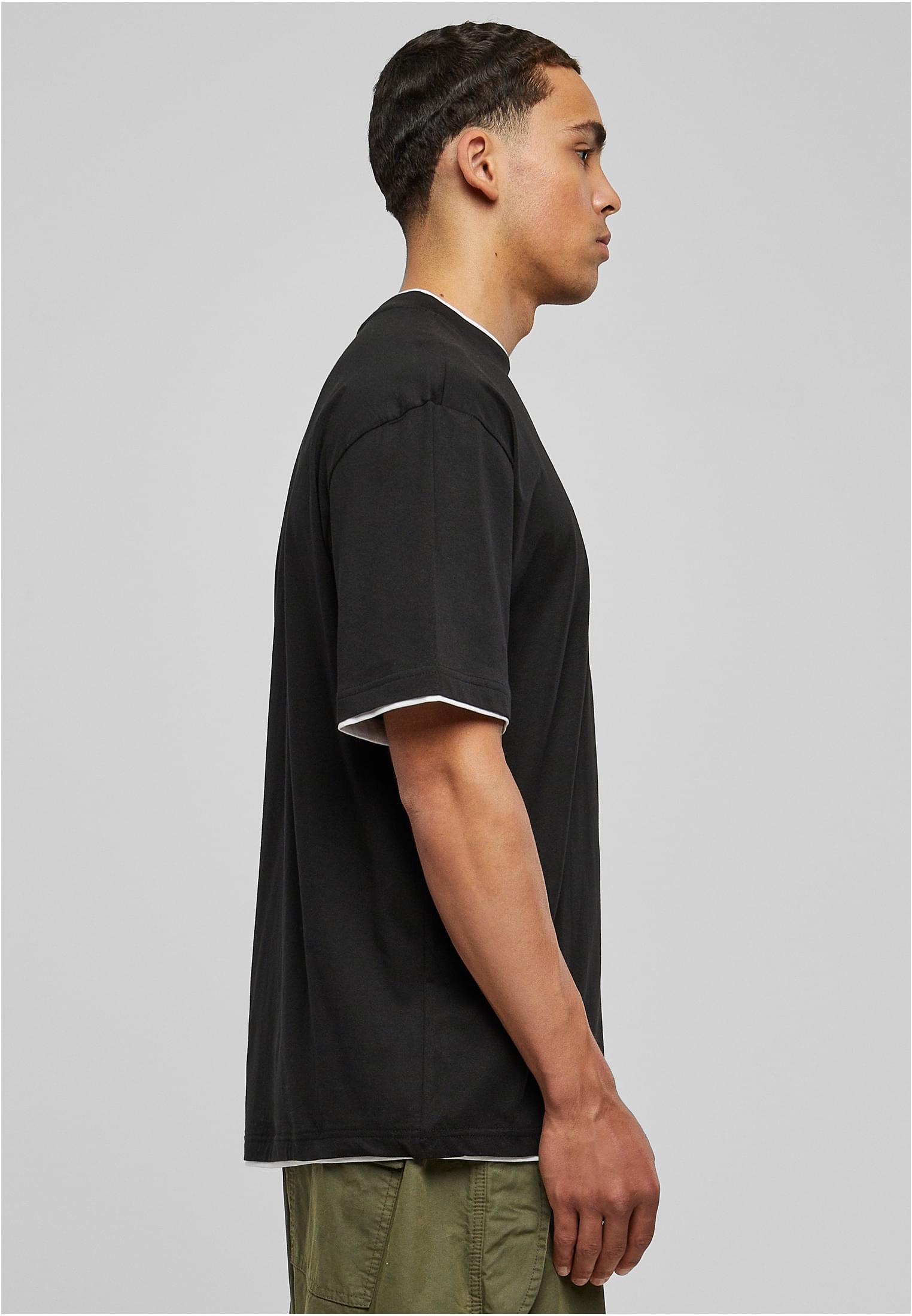 Contrast Tall Tee | blk/wht