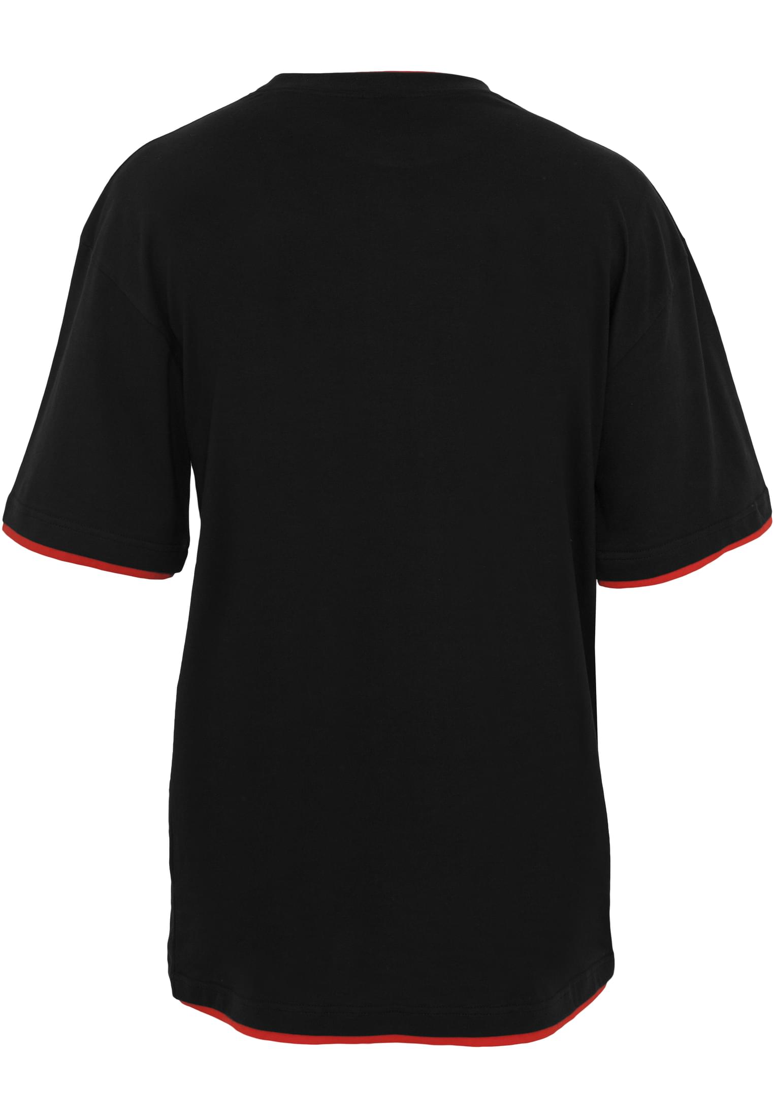 Contrast Tall Tee | blk/red