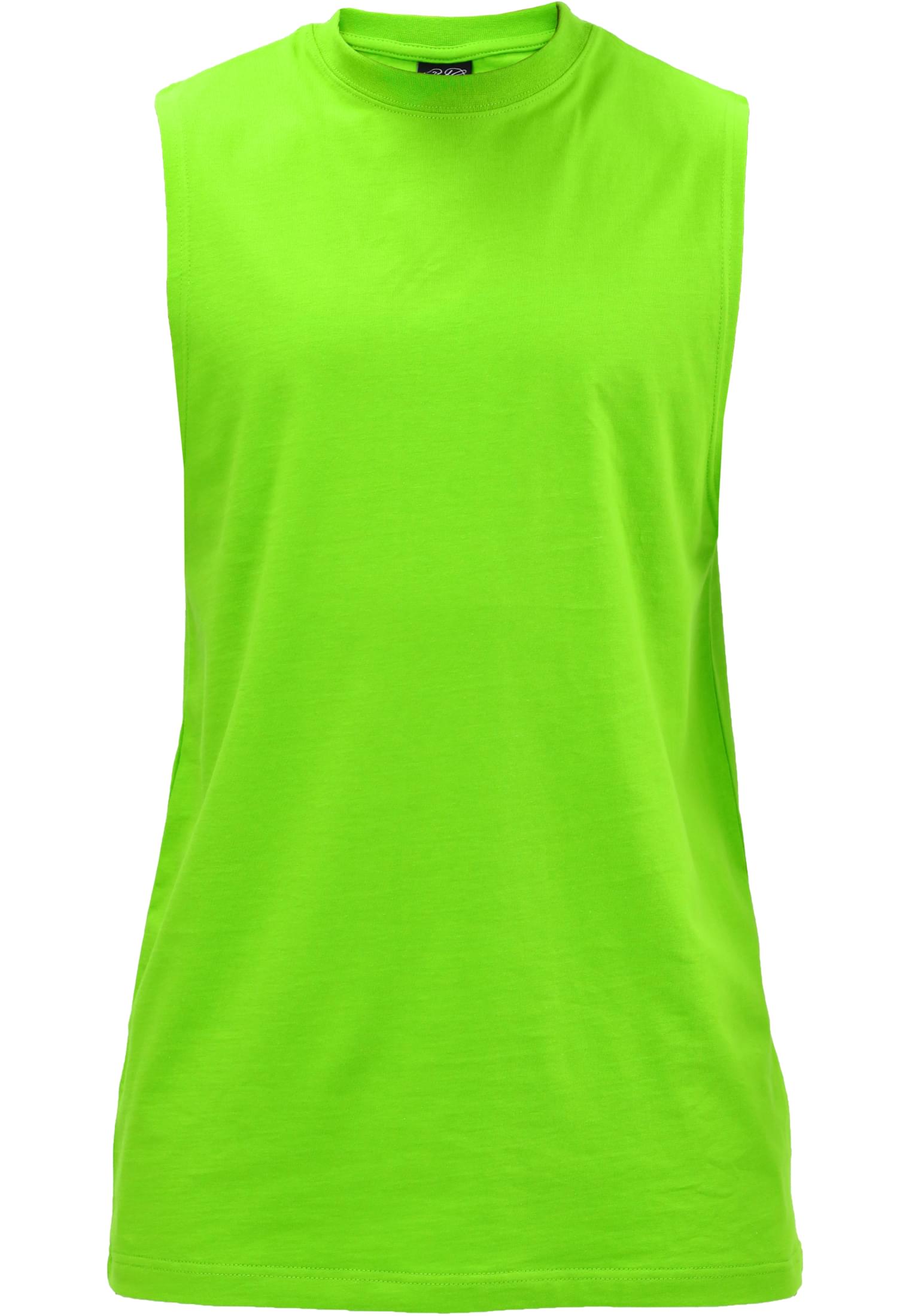 Sleeveless Tall Tee | limegreen