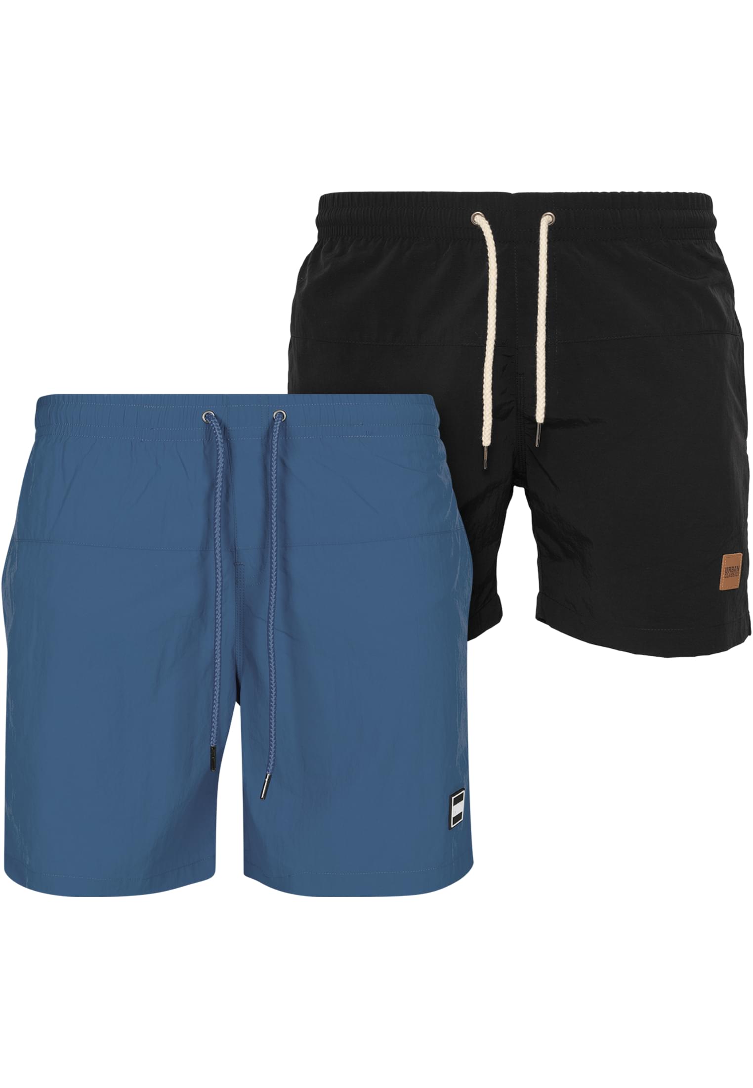 Block Swim Shorts 2-Pack | vintageblue+black