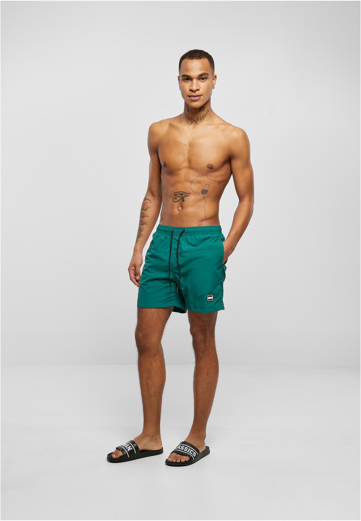 Block Swim Shorts Dark