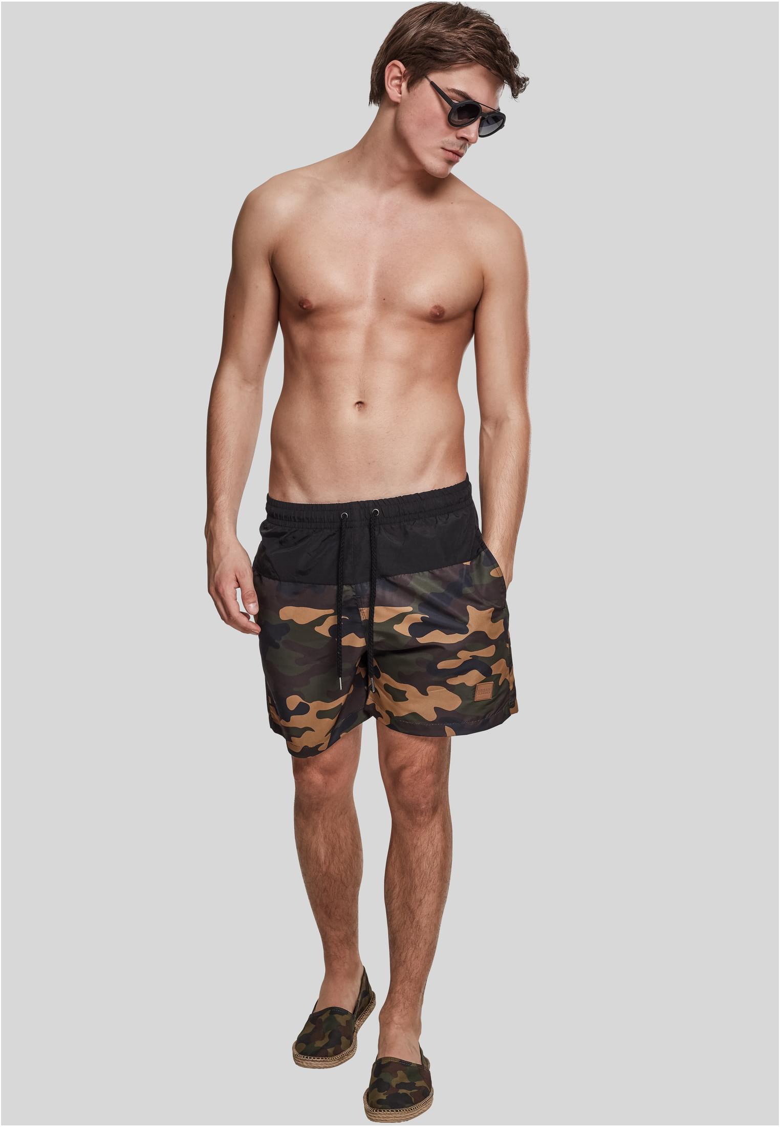 Block Swim Shorts Dark