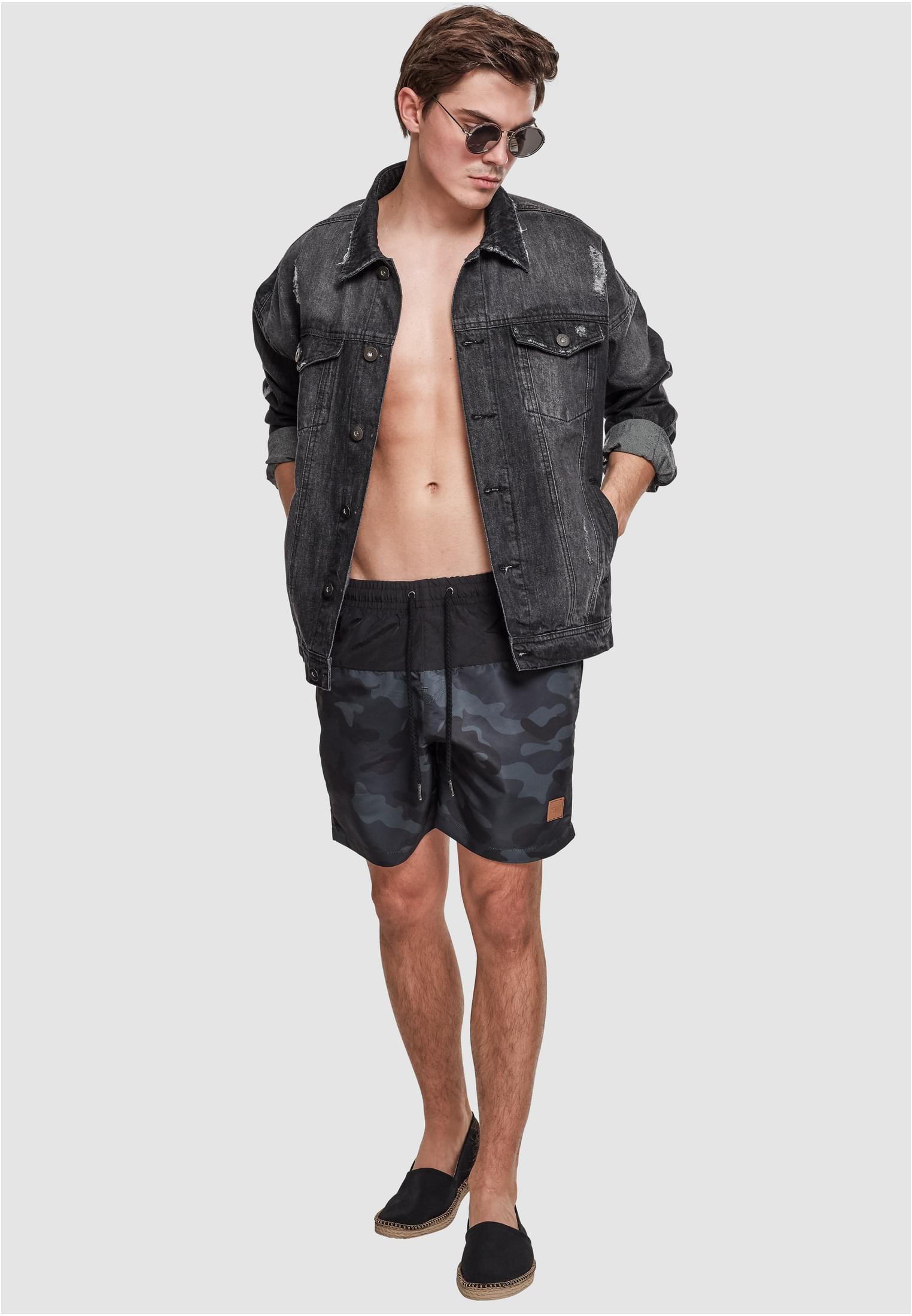 Block Swim Shorts Dark