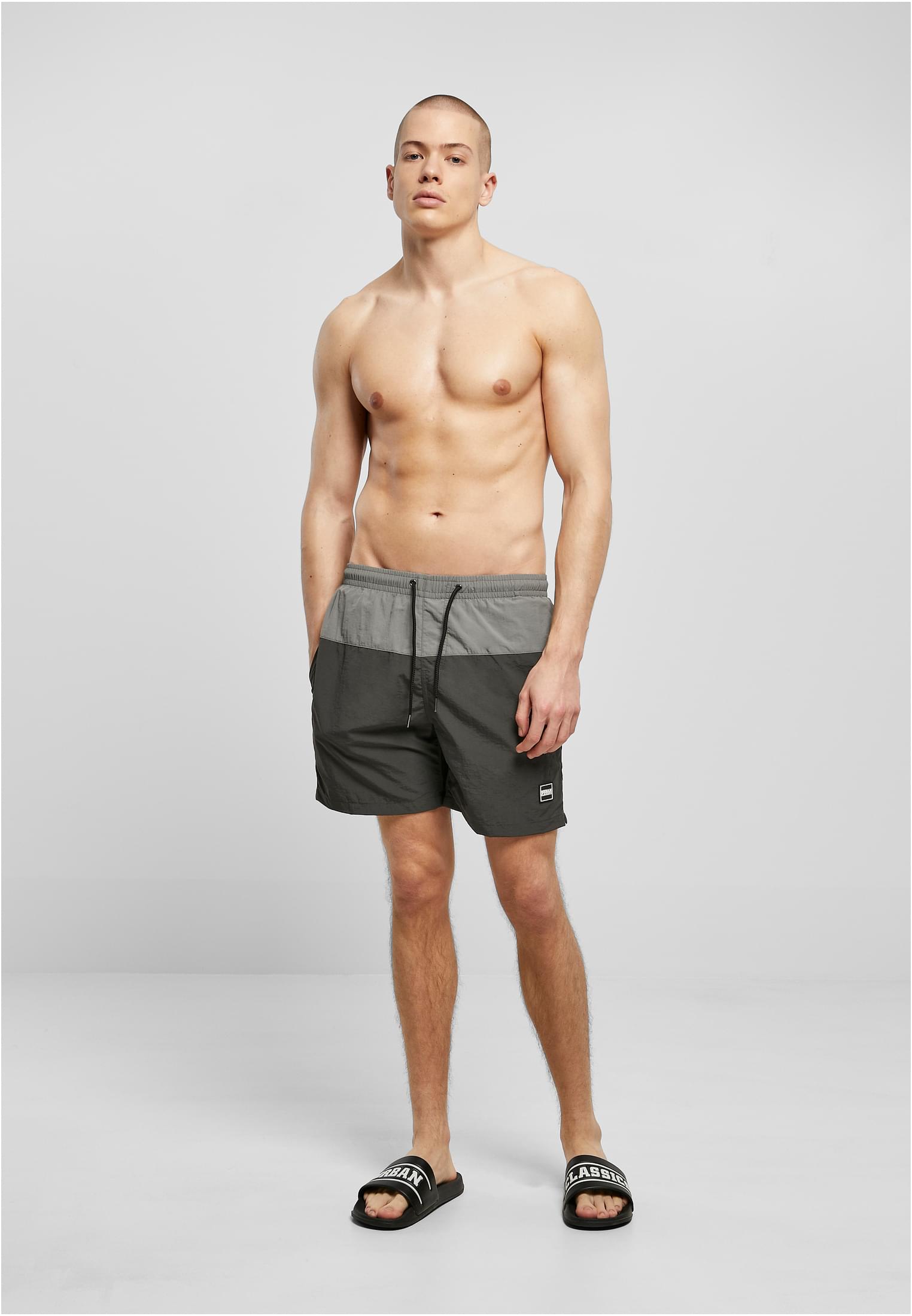 Block Swim Shorts Dark