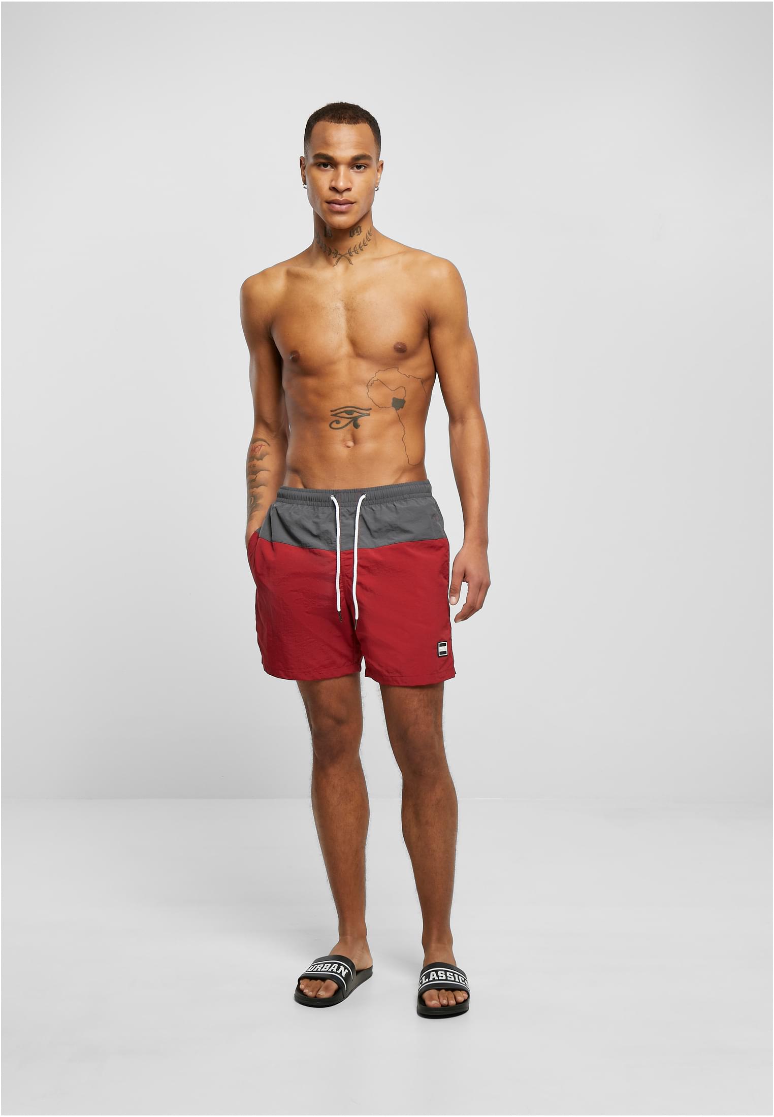 Block Swim Shorts Dark