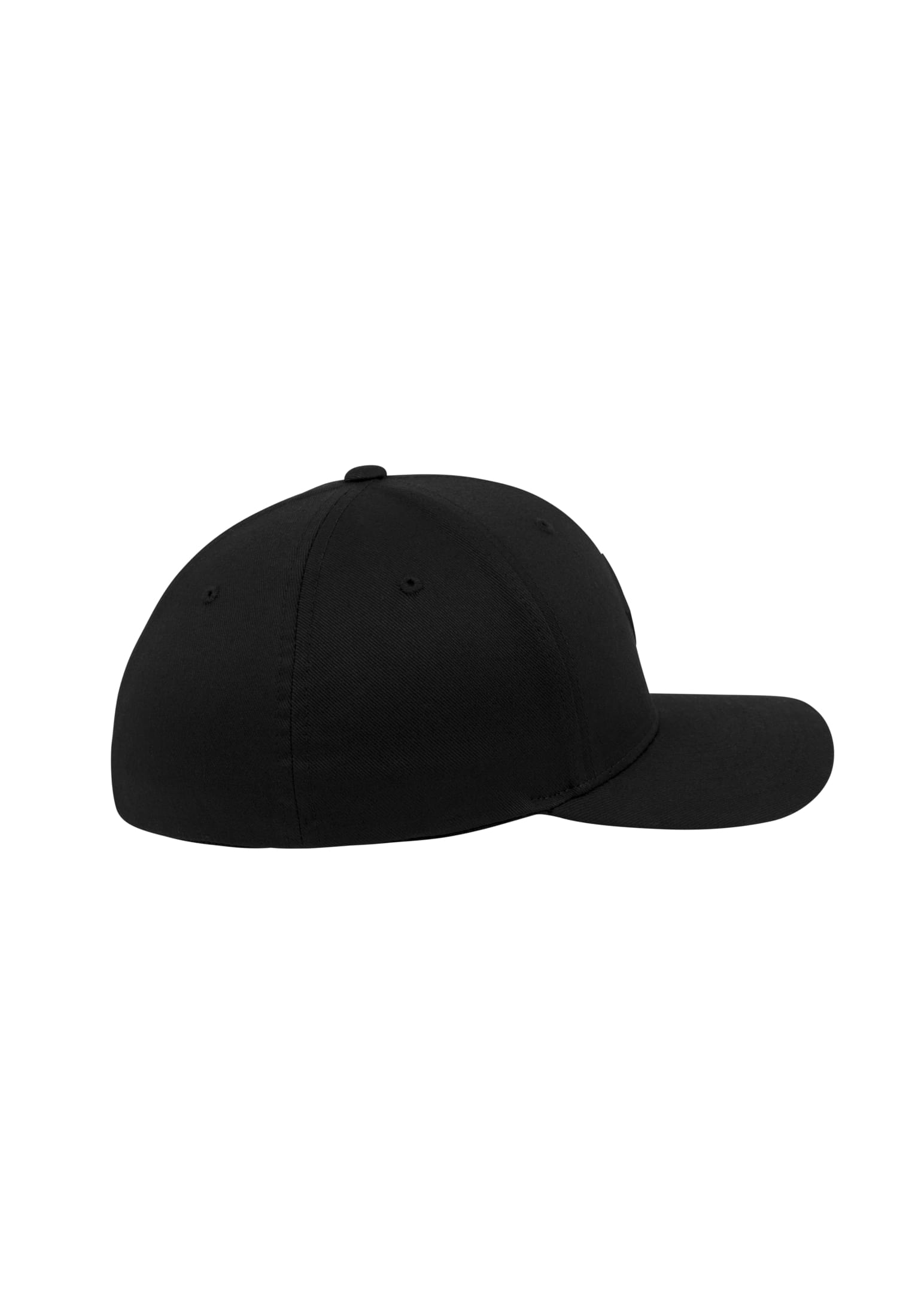 Synthetic Leatherpatch Flexfit Cap | blk/blk