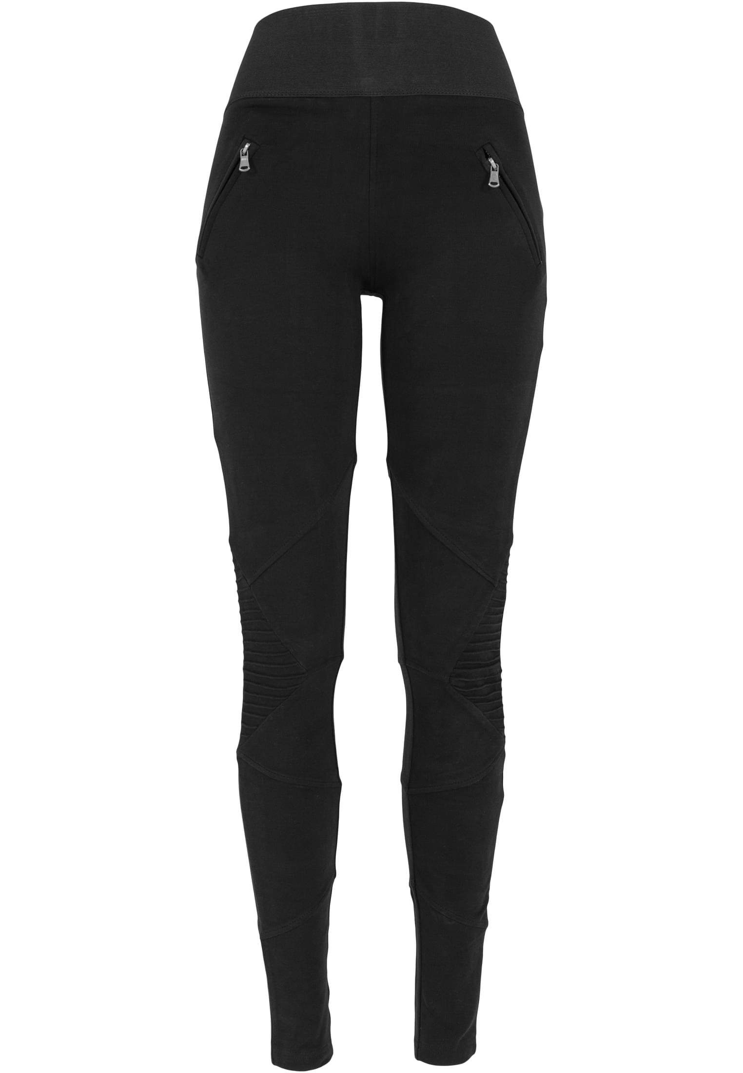 Ladies Interlock High Waist Leggings | blk/blk