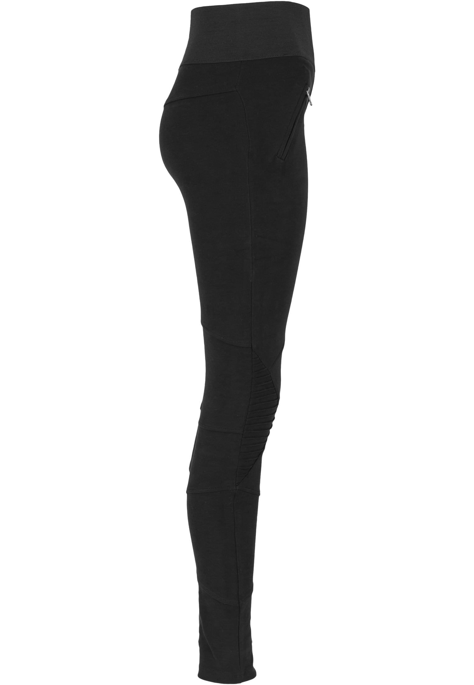 Ladies Interlock High Waist Leggings | blk/blk