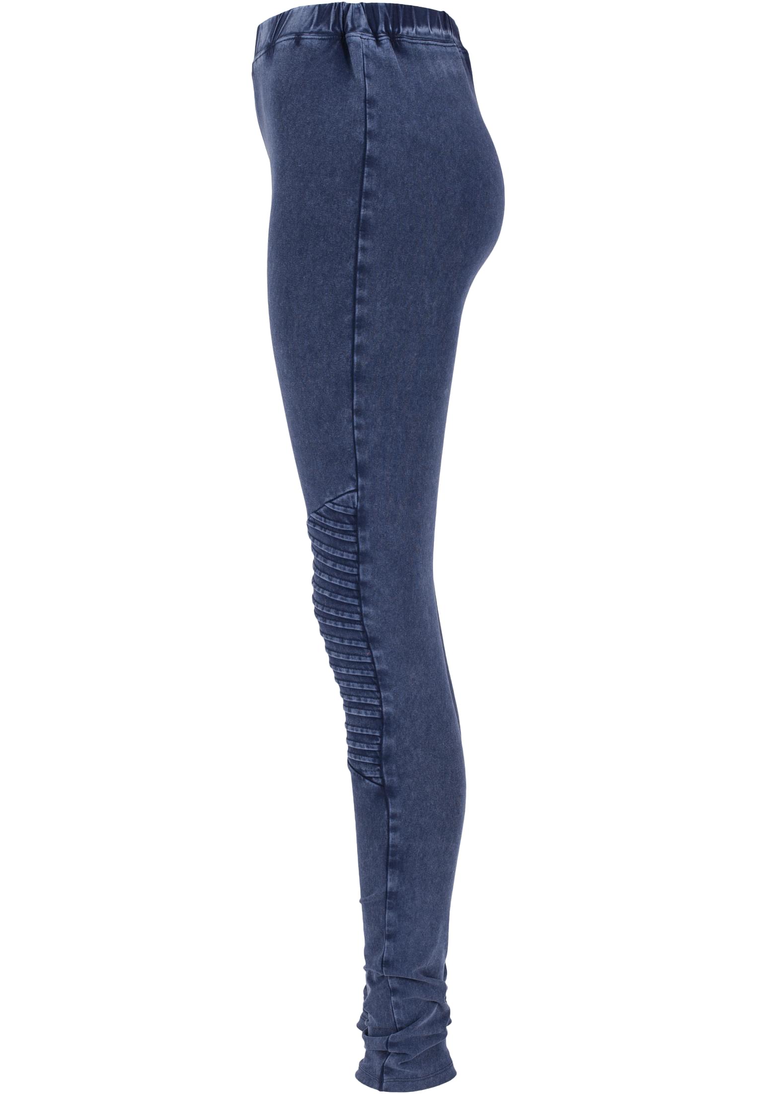 Ladies Denim Jersey Leggings | indigo