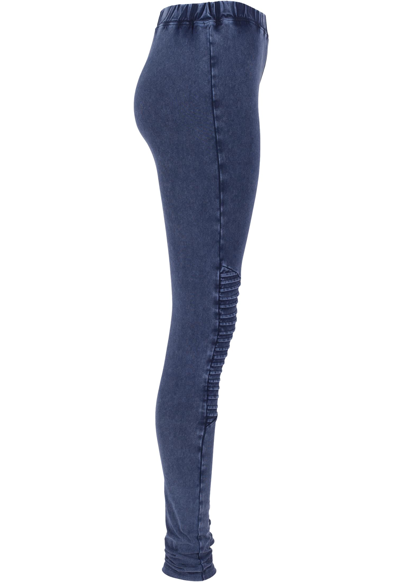 Ladies Denim Jersey Leggings | indigo