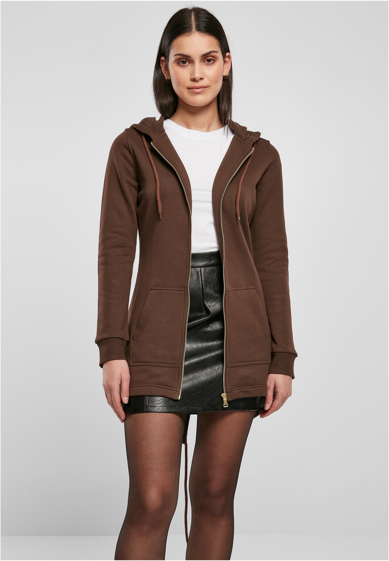 Ladies Sweat Parka | brown