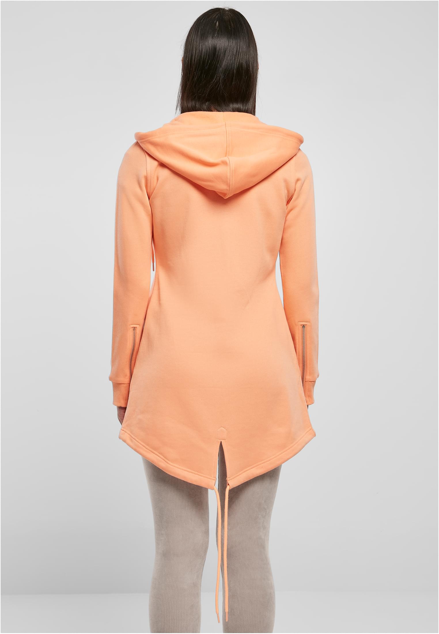 Ladies Sweat Parka | papaya