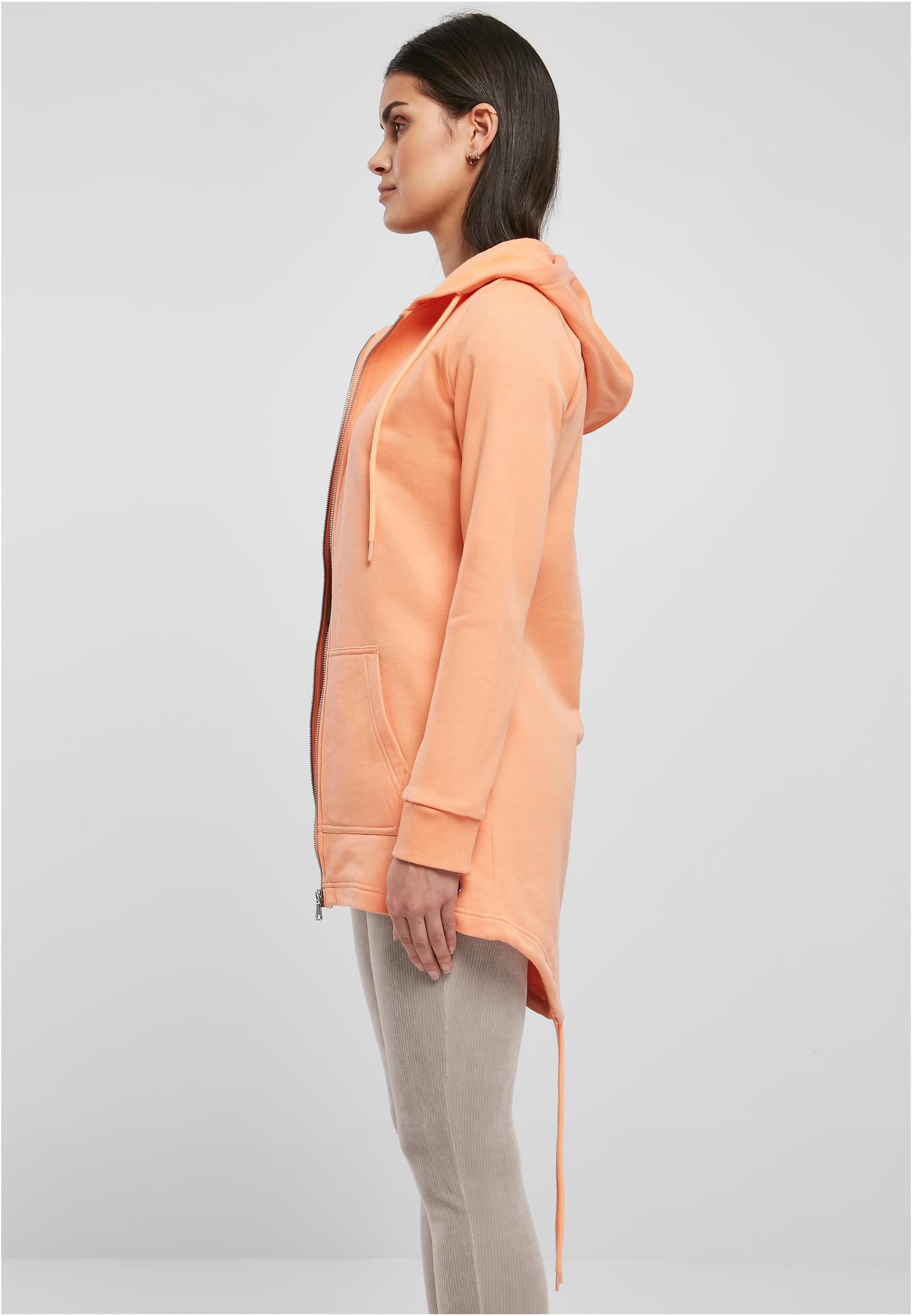 Ladies Sweat Parka | papaya