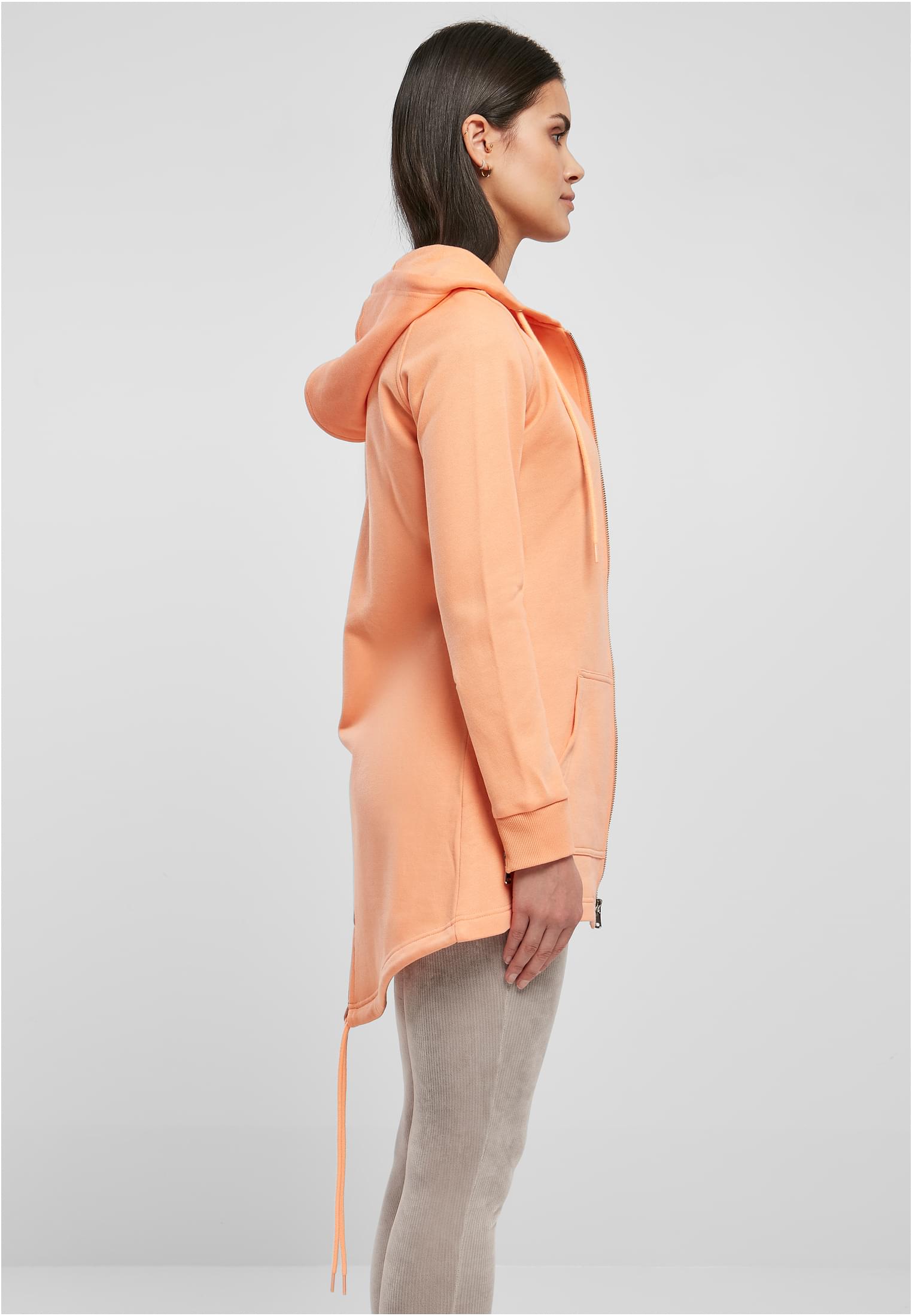 Ladies Sweat Parka | papaya