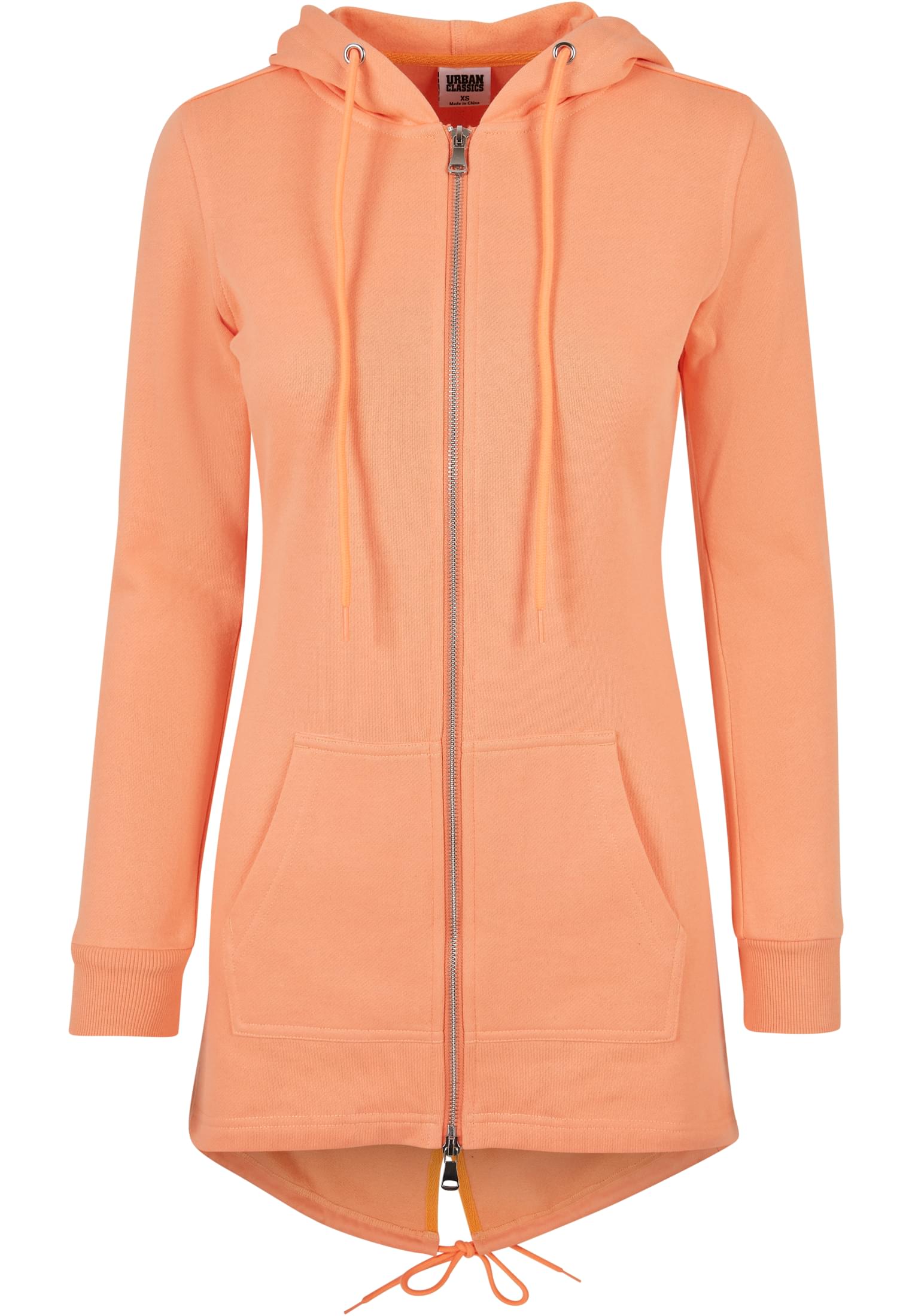 Ladies Sweat Parka | papaya