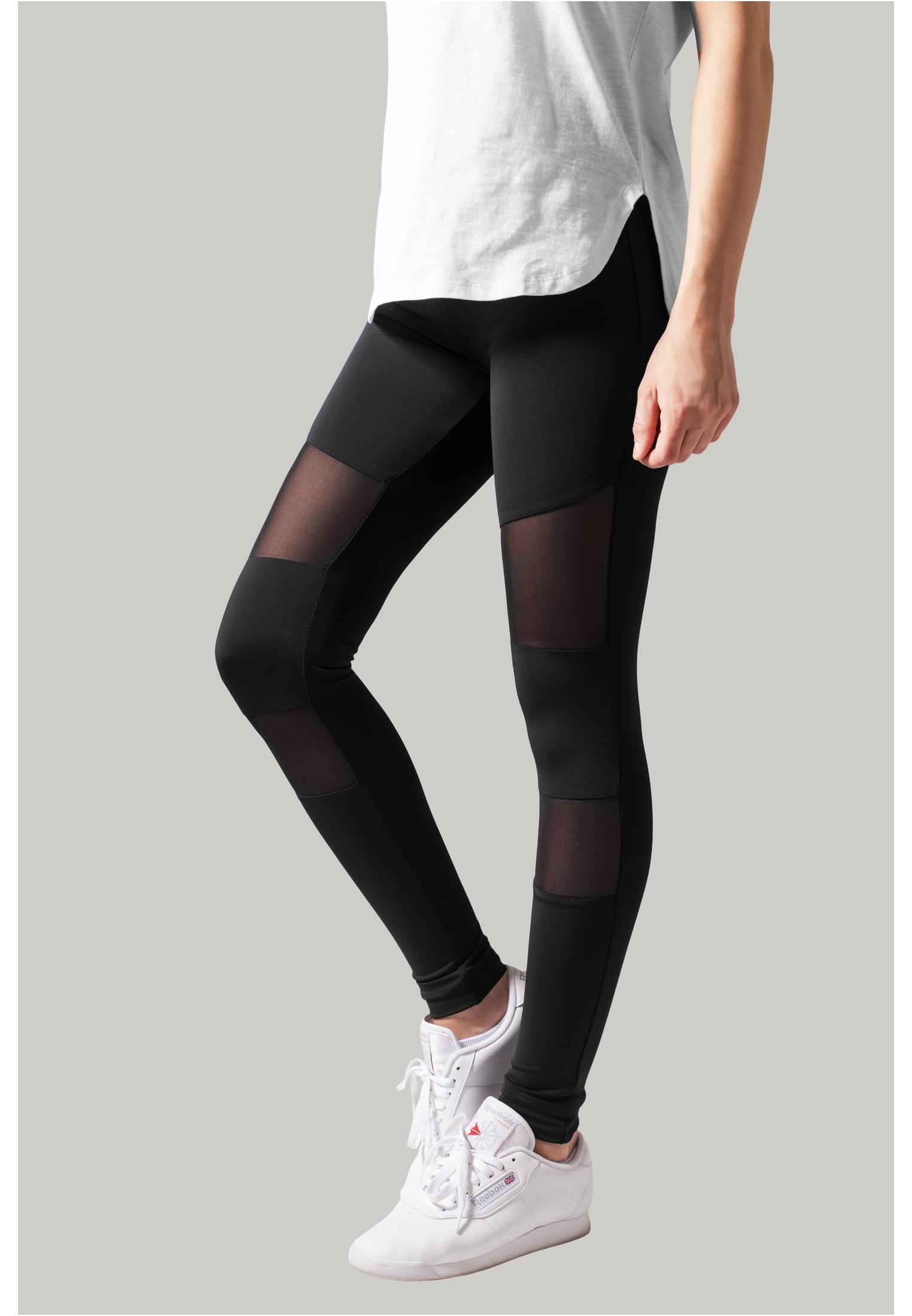 Ladies Tech Mesh Leggings | black