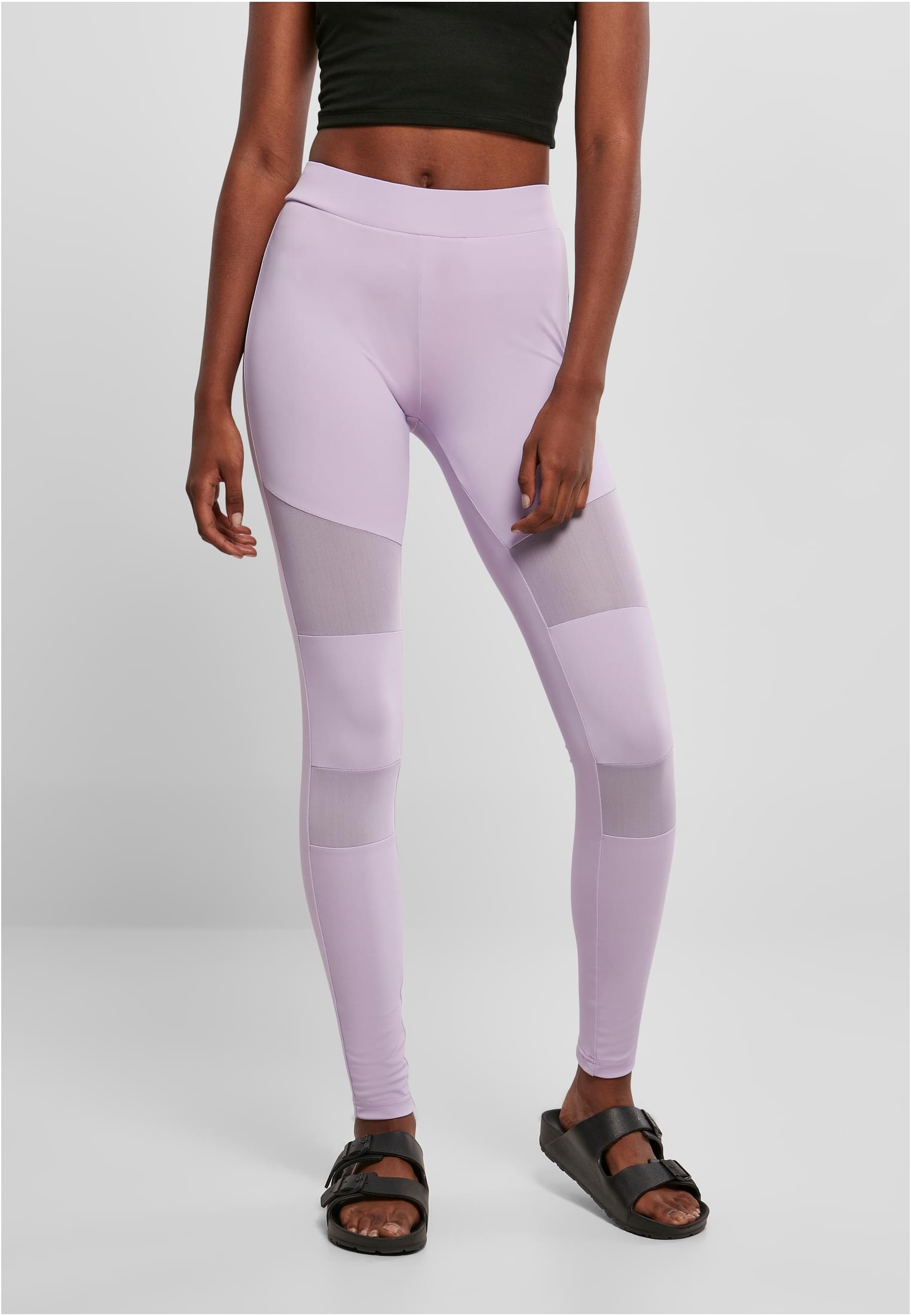 Ladies Tech Mesh Leggings | lilac