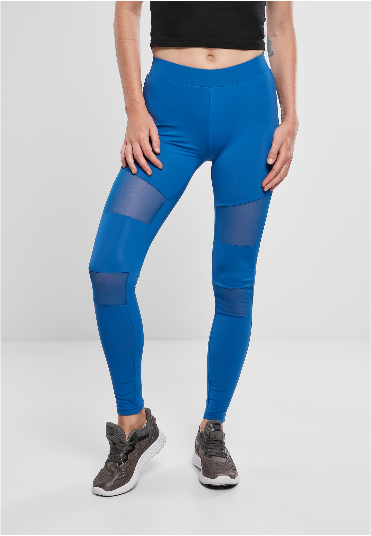 Ladies Tech Mesh Leggings | sporty blue