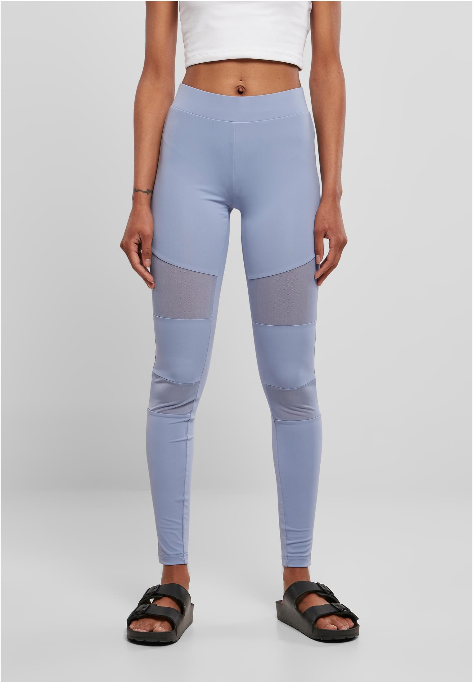 Ladies Tech Mesh Leggings | violablue