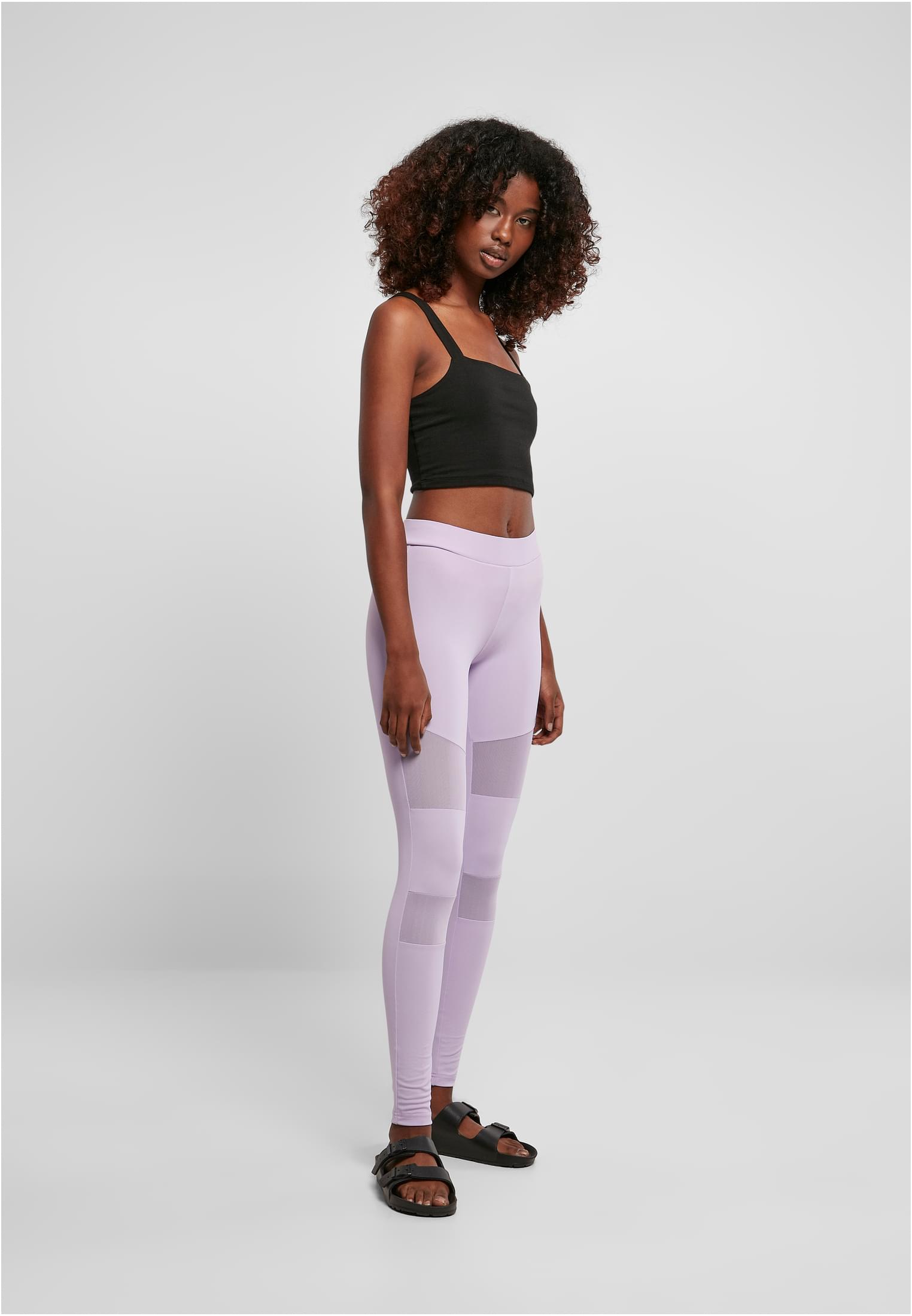 Ladies Tech Mesh Leggings | lilac