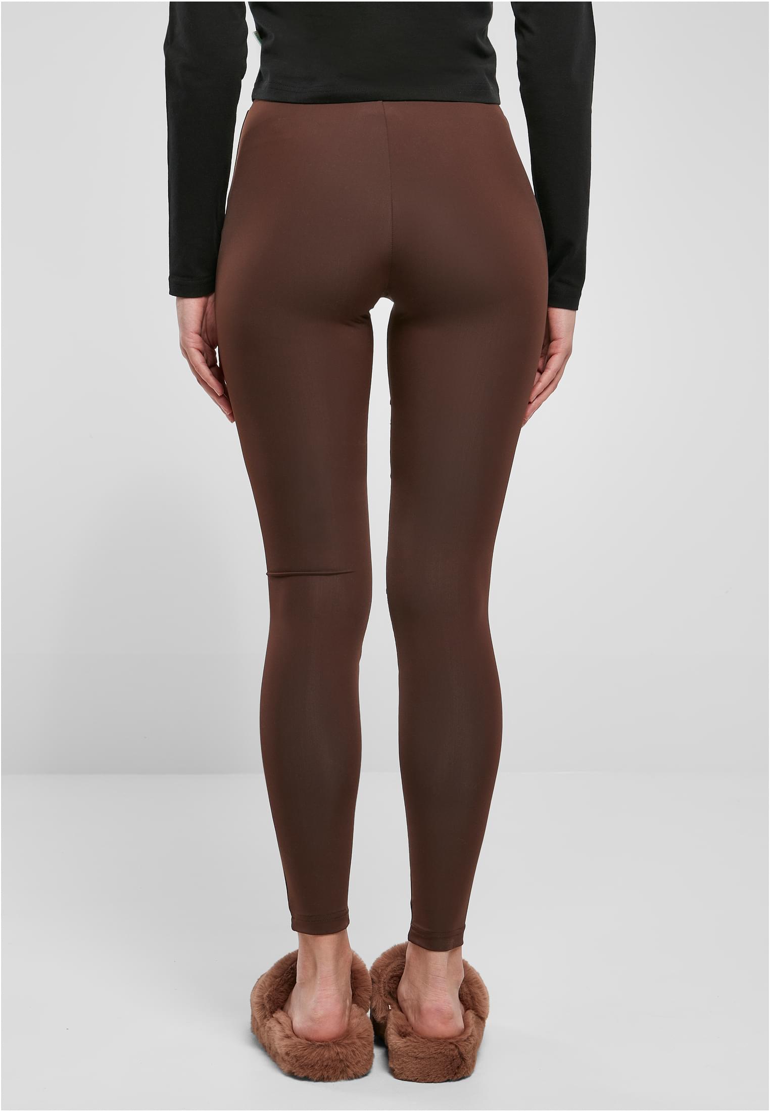 Ladies Tech Mesh Leggings | brown