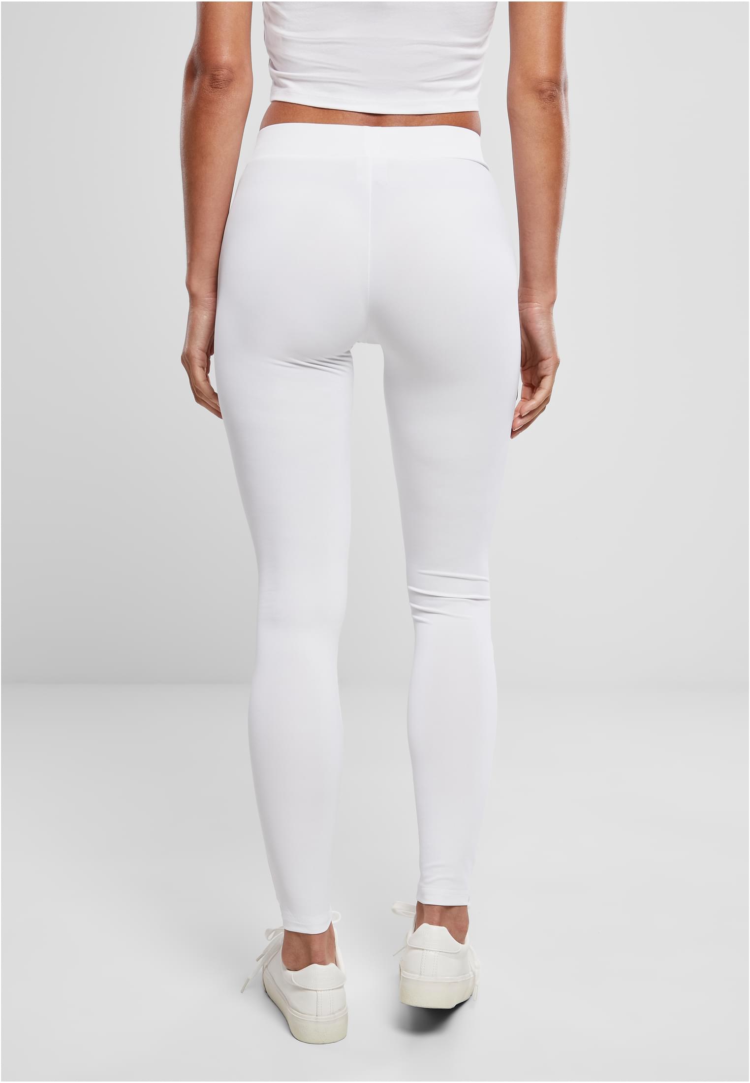 Ladies Tech Mesh Leggings | white