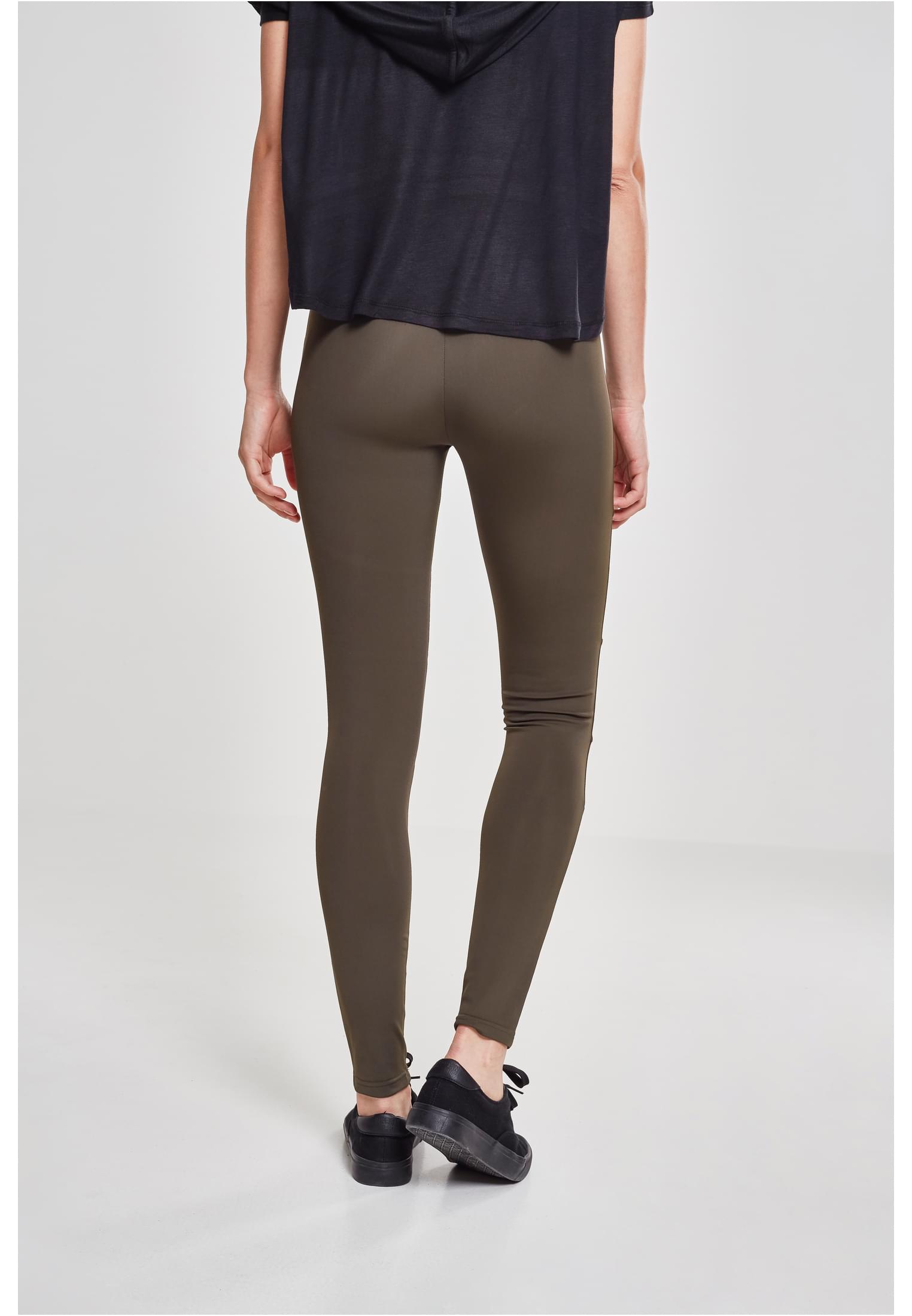 Ladies Tech Mesh Leggings | dark olive