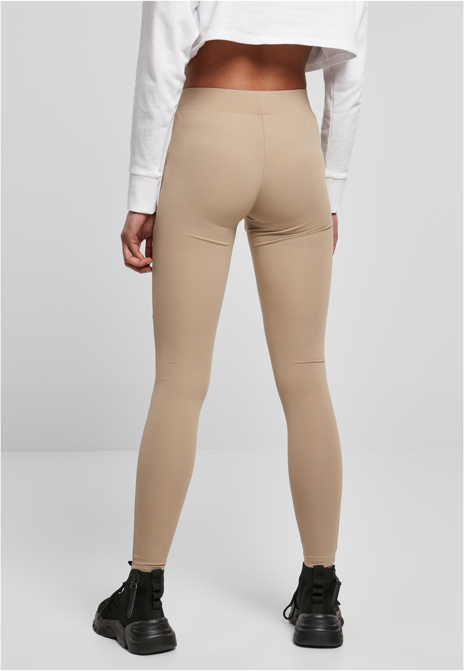 Ladies Tech Mesh Leggings | softtaupe