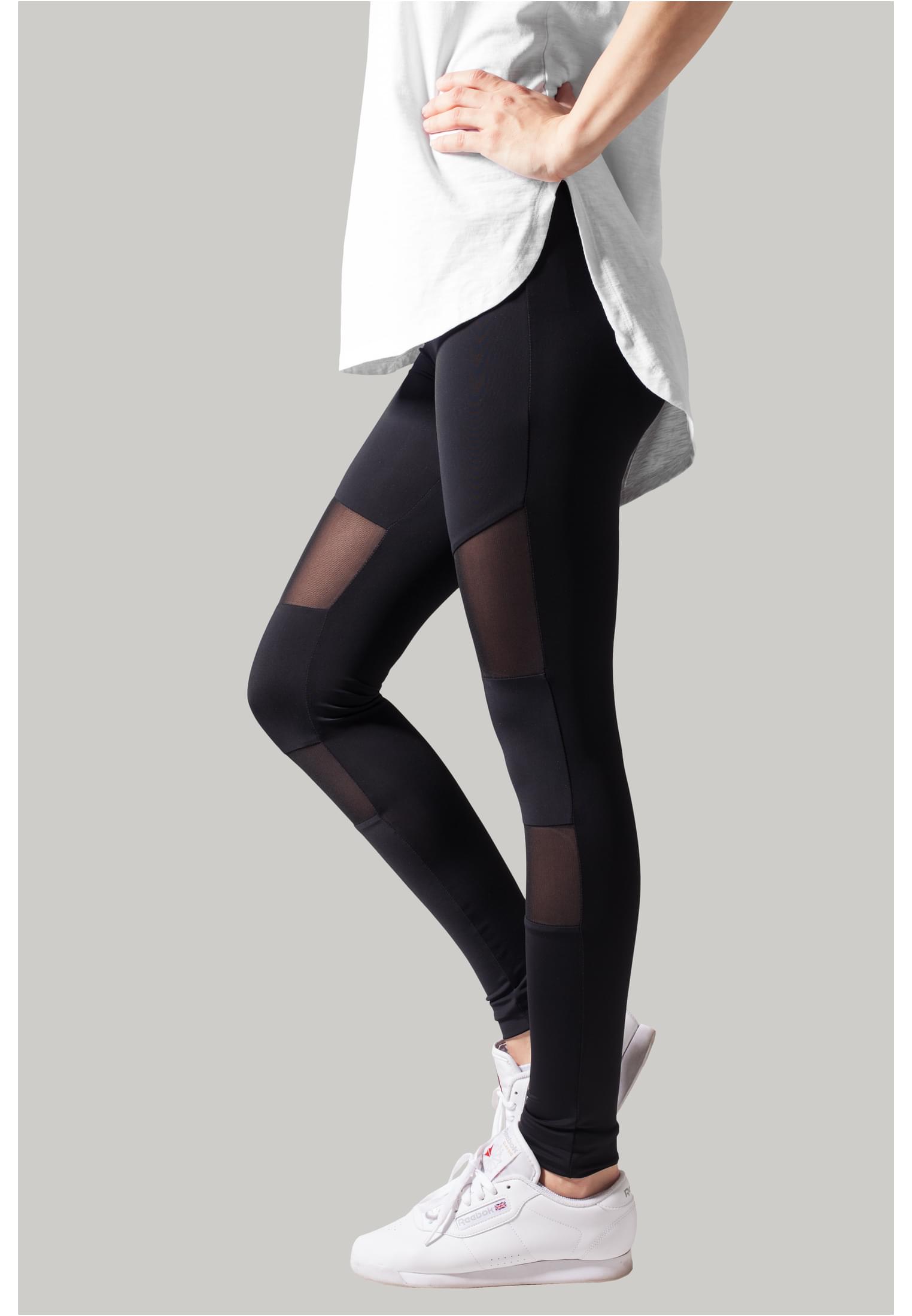 Ladies Tech Mesh Leggings | black