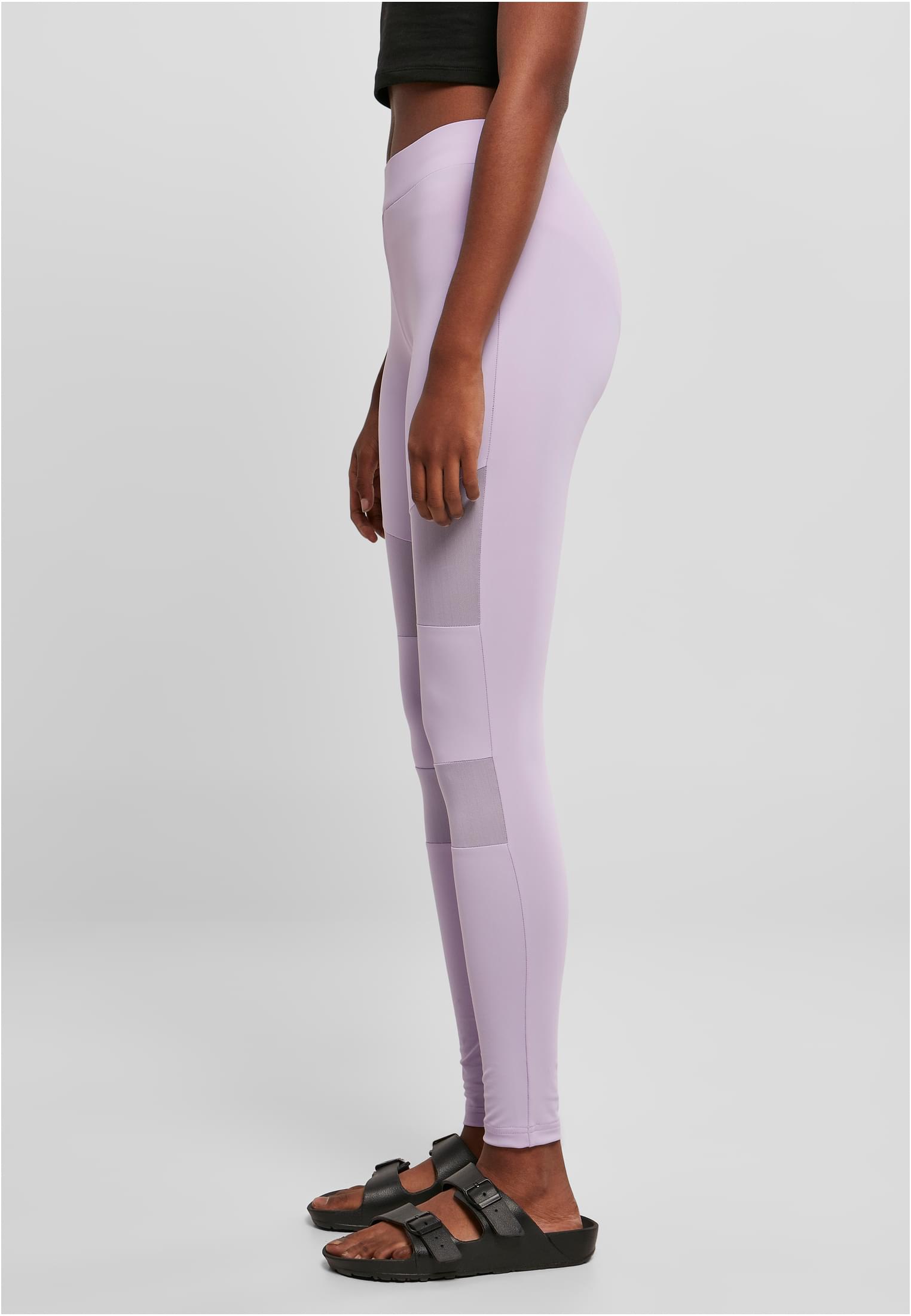 Ladies Tech Mesh Leggings | lilac