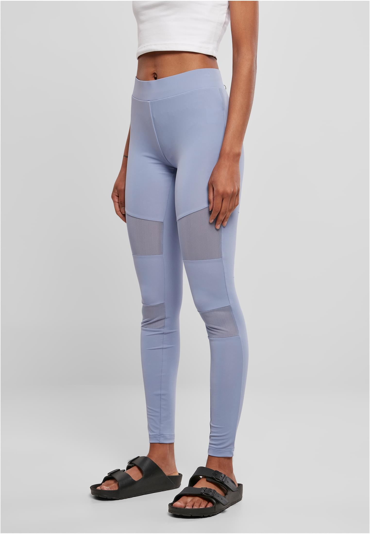 Ladies Tech Mesh Leggings | violablue