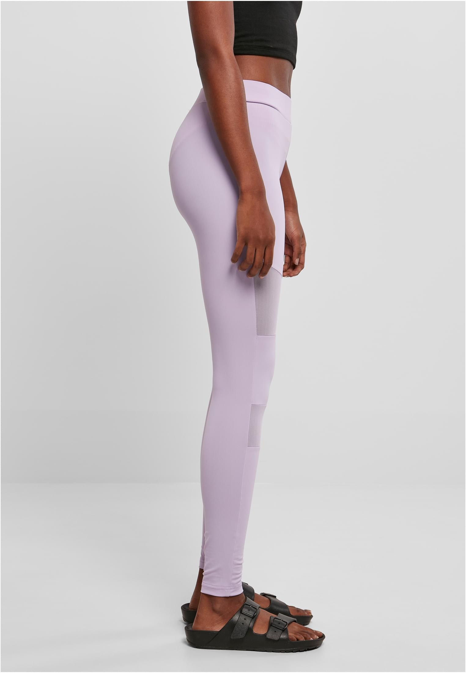 Ladies Tech Mesh Leggings | lilac