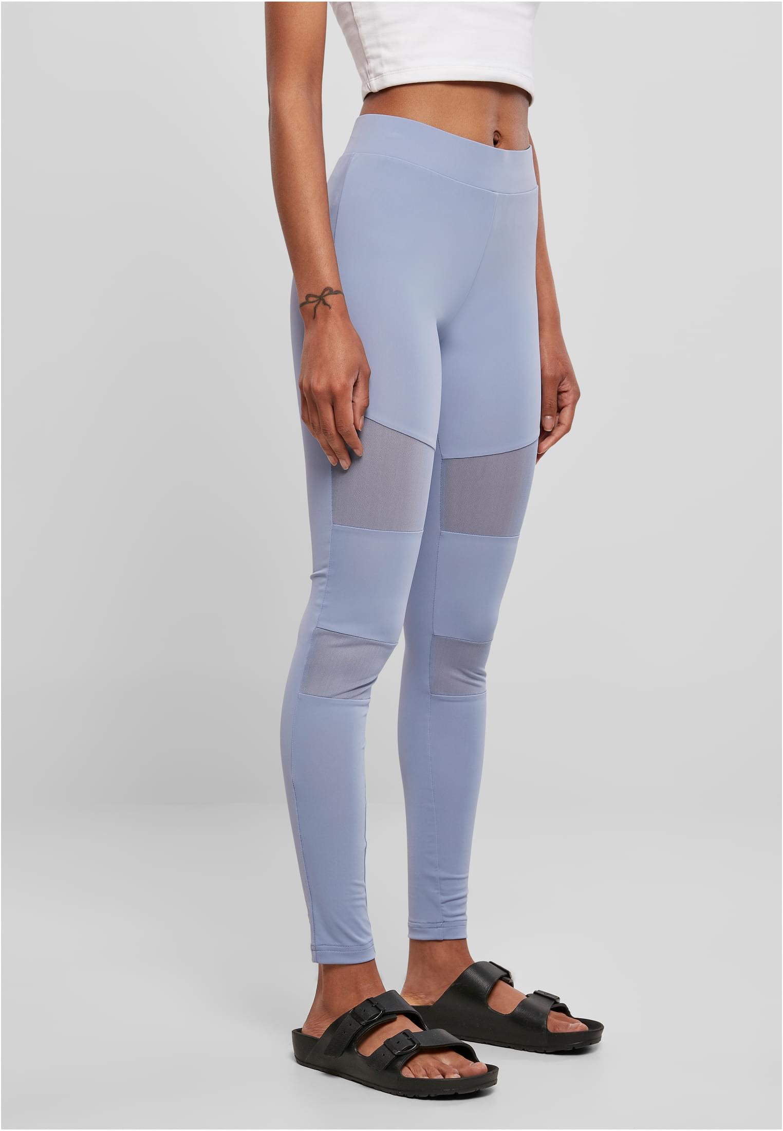 Ladies Tech Mesh Leggings | violablue