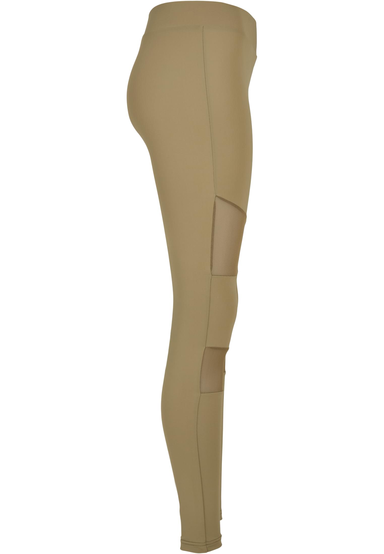 Ladies Tech Mesh Leggings | khaki