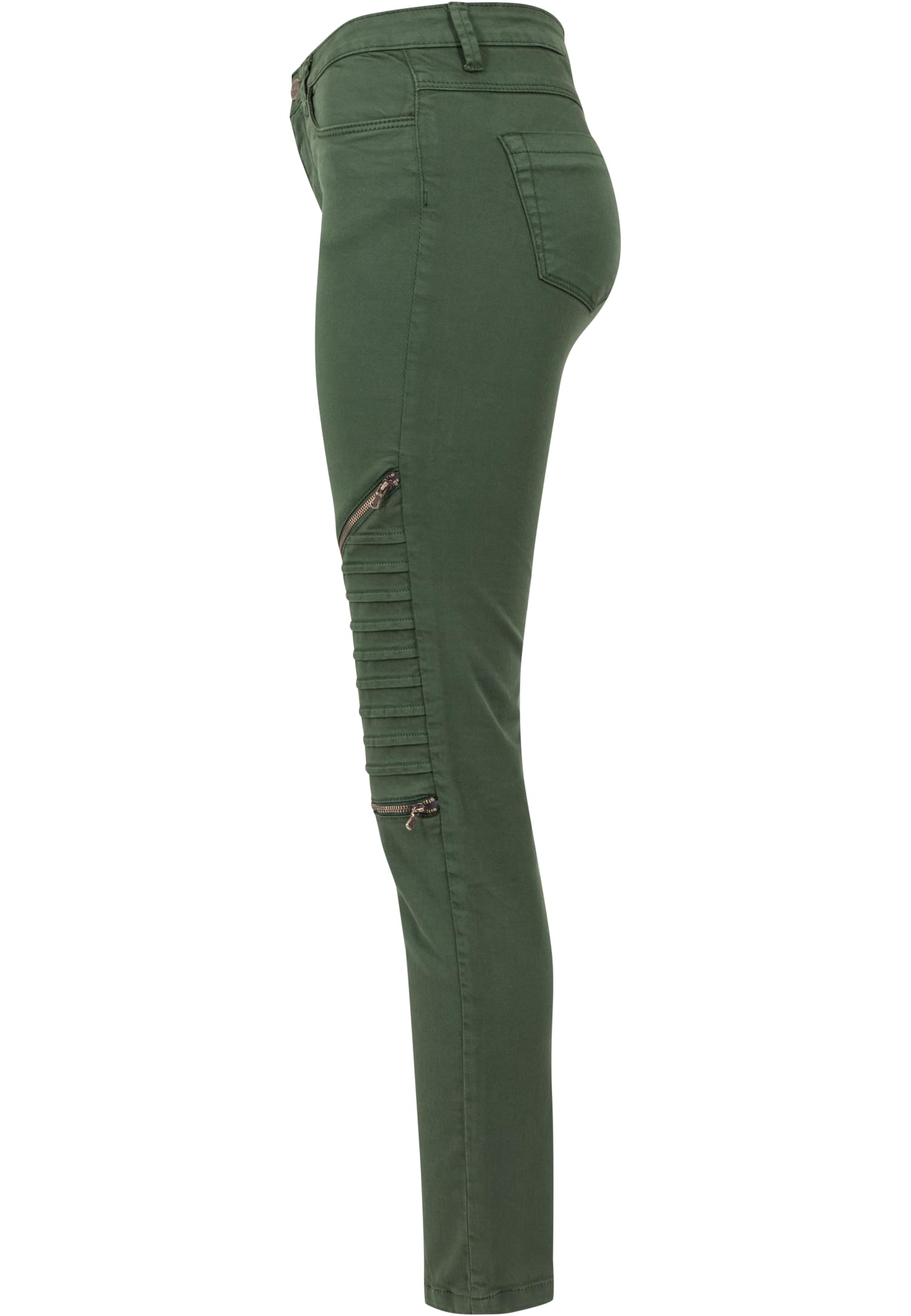 Ladies Stretch Biker Pants | olive