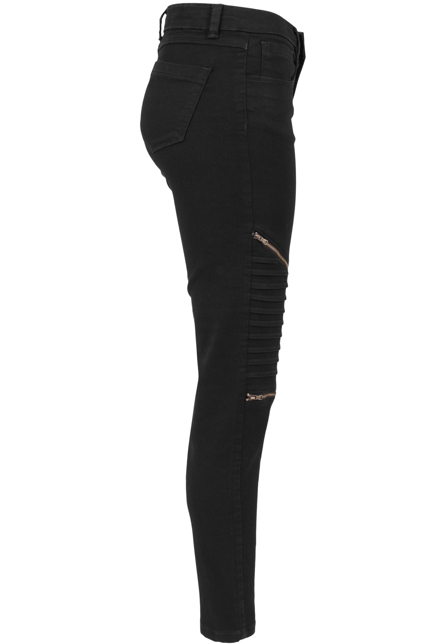 Ladies Stretch Biker Pants | black