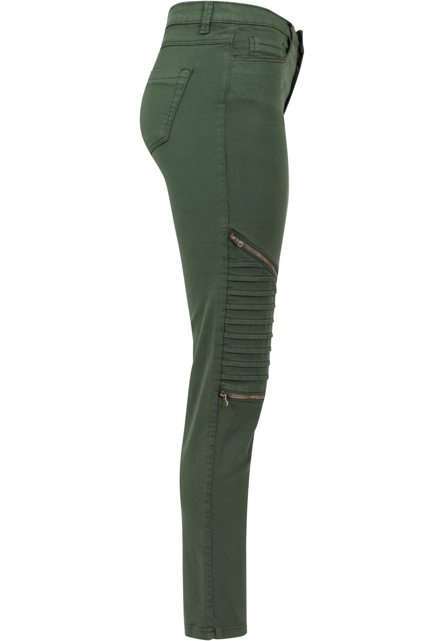 Ladies Stretch Biker Pants | olive