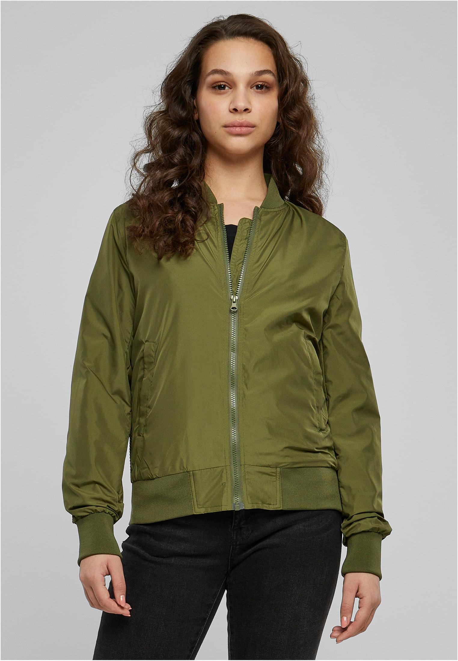 Ladies Light Bomber Jacket | olive