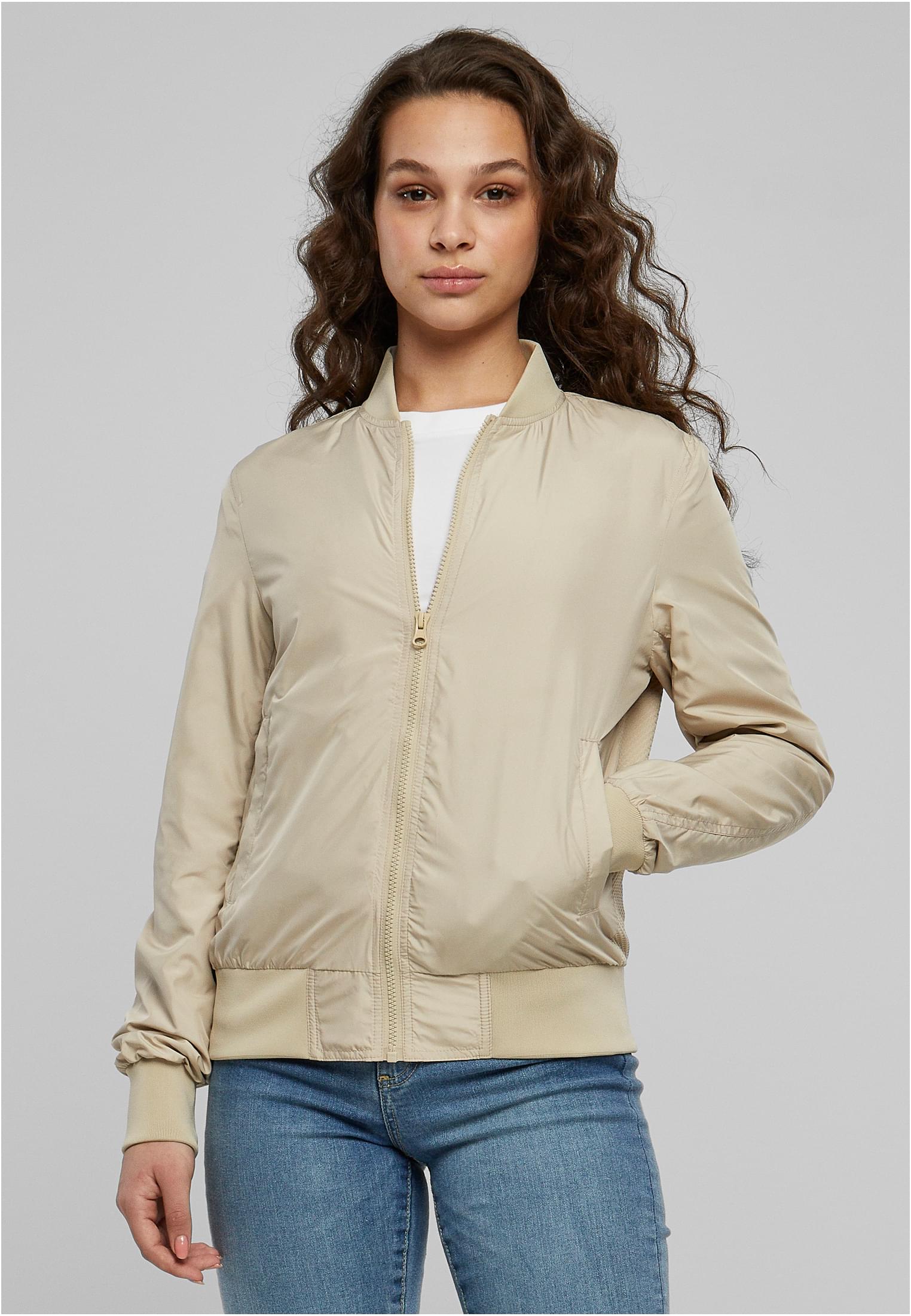 Ladies Light Bomber Jacket | sand