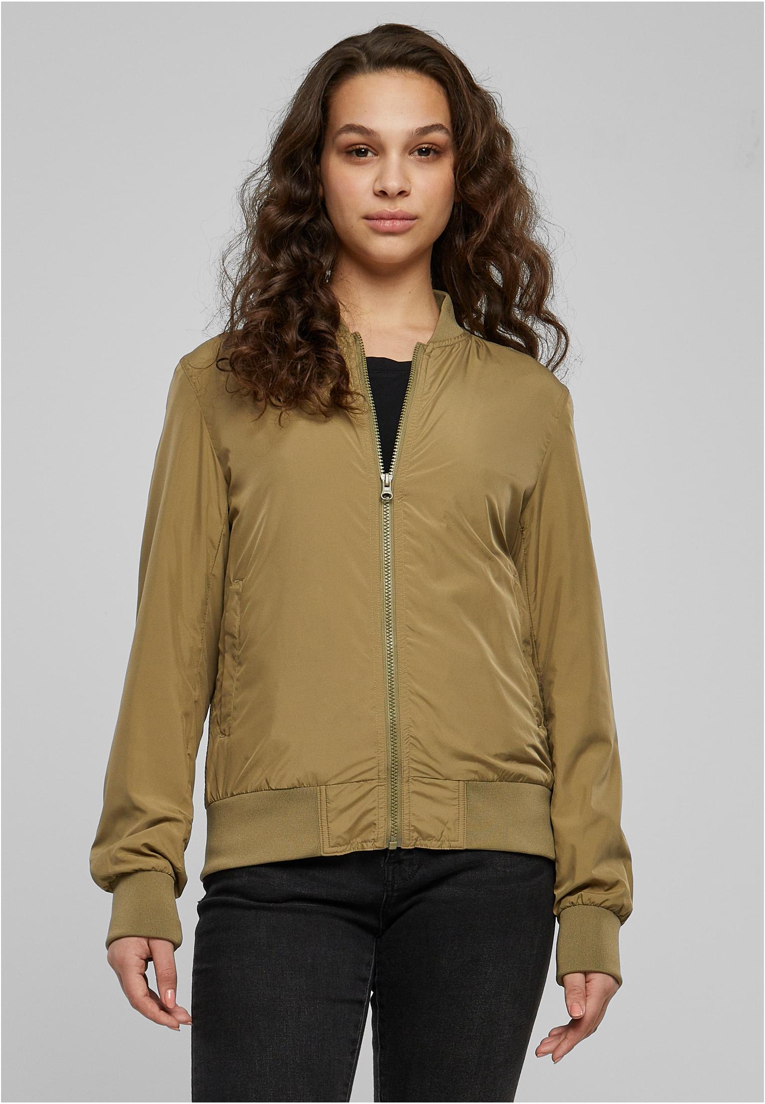 Ladies Light Bomber Jacket | khaki