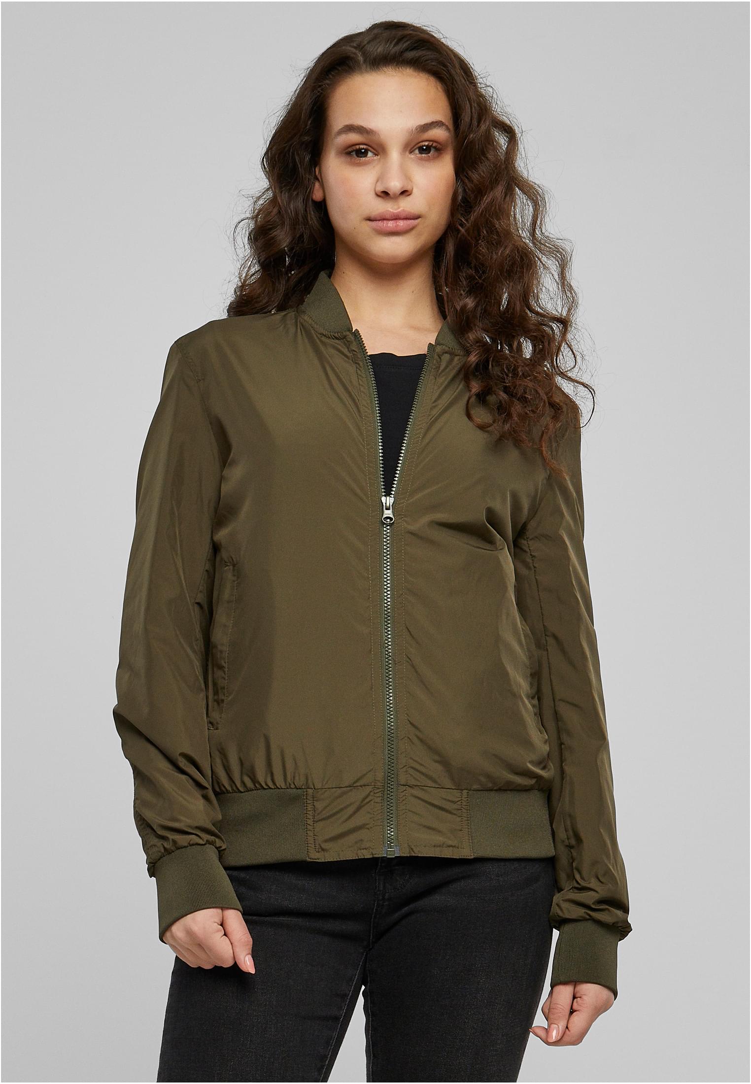 Ladies Light Bomber Jacket | dark olive