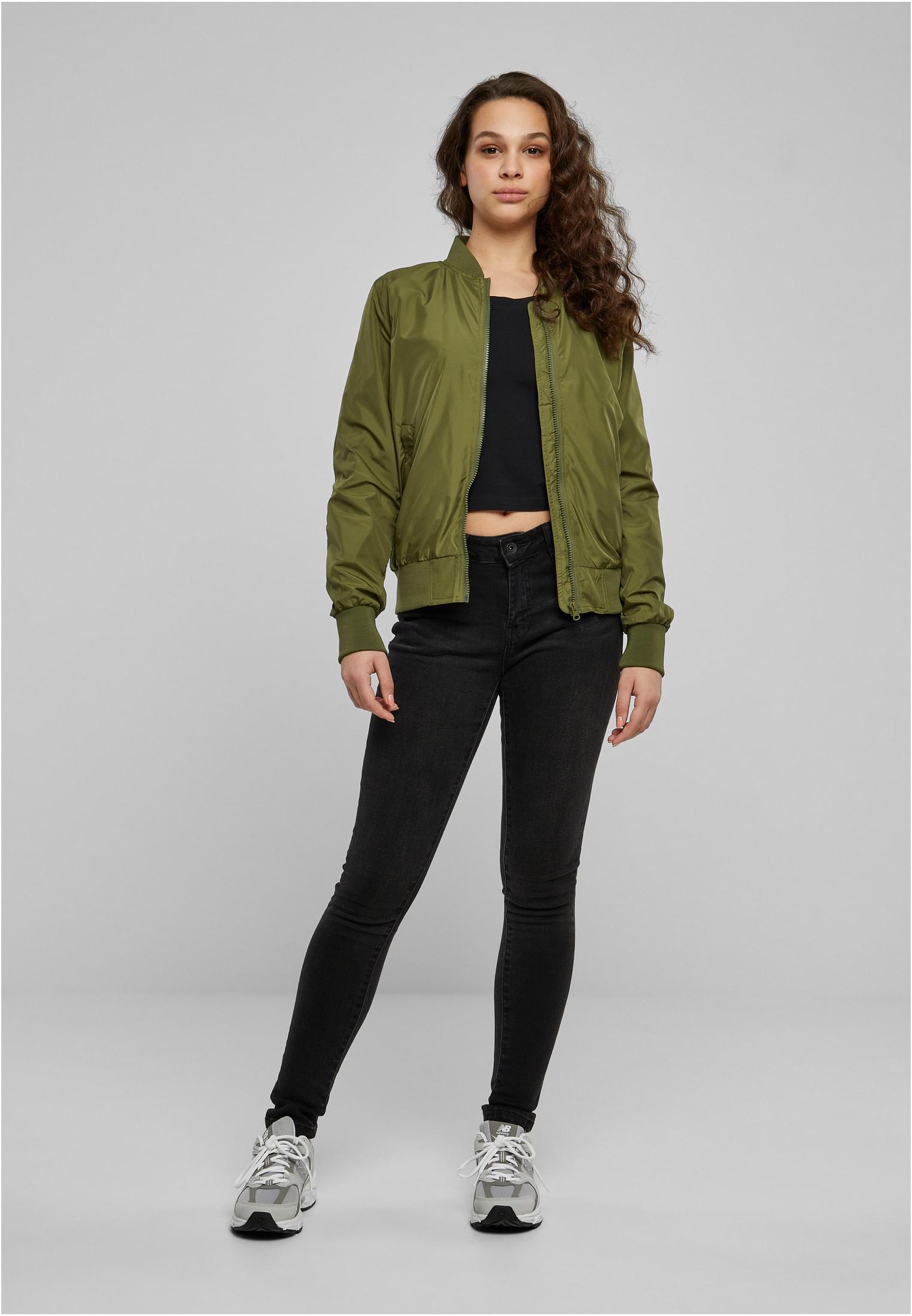 Ladies Light Bomber Jacket | olive