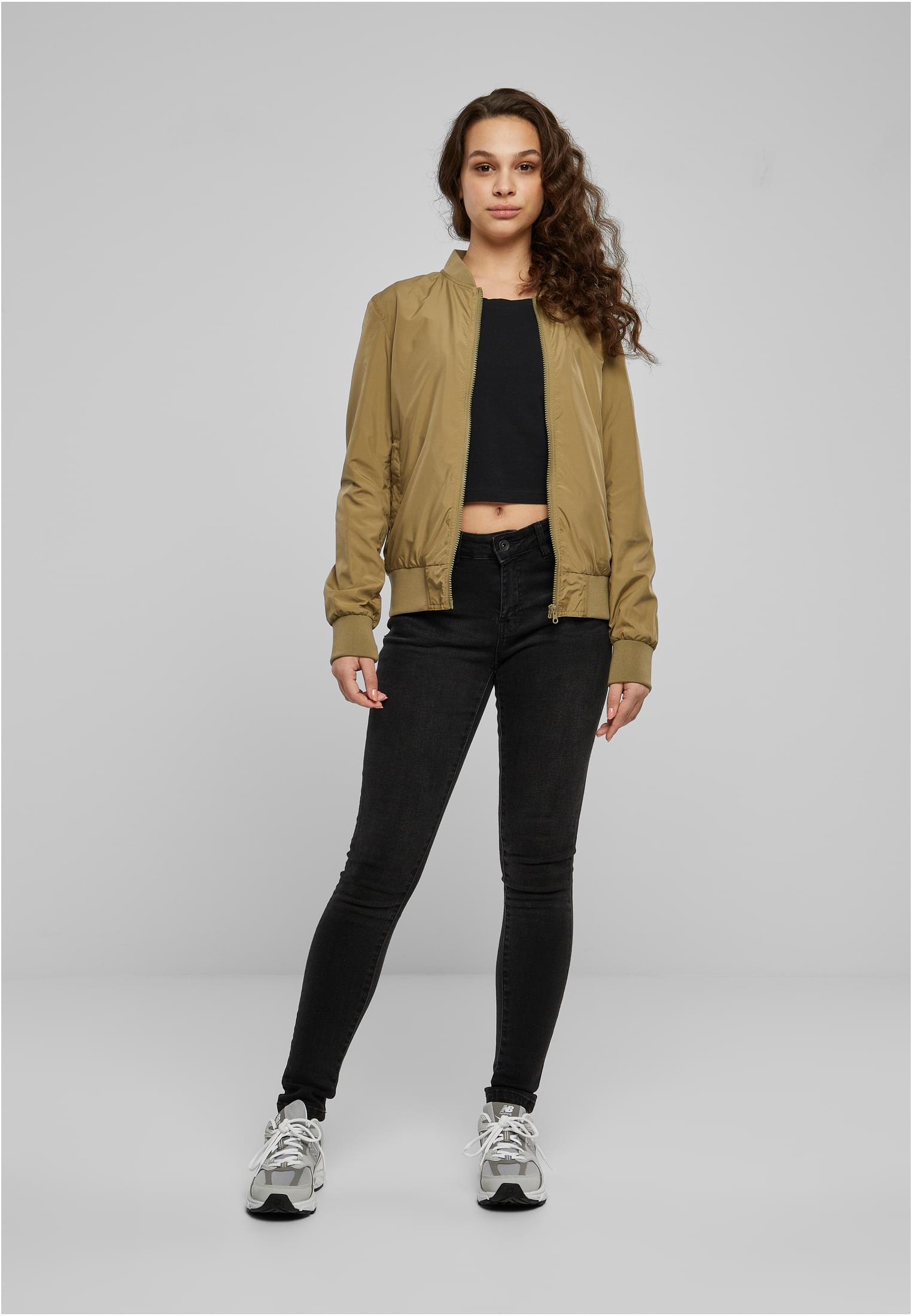 Ladies Light Bomber Jacket | khaki