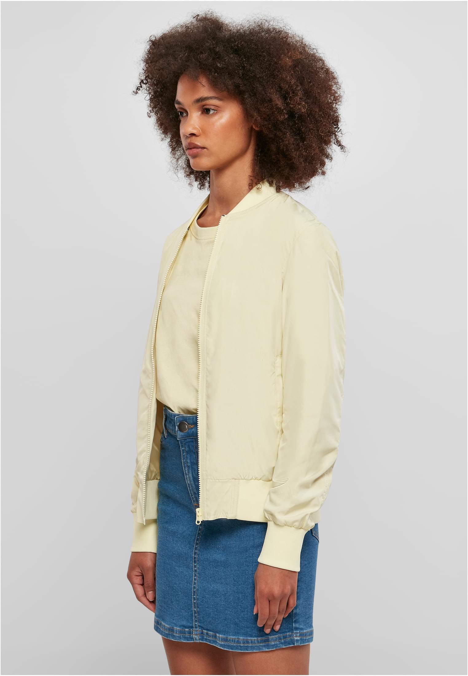 Ladies Light Bomber Jacket | softyellow