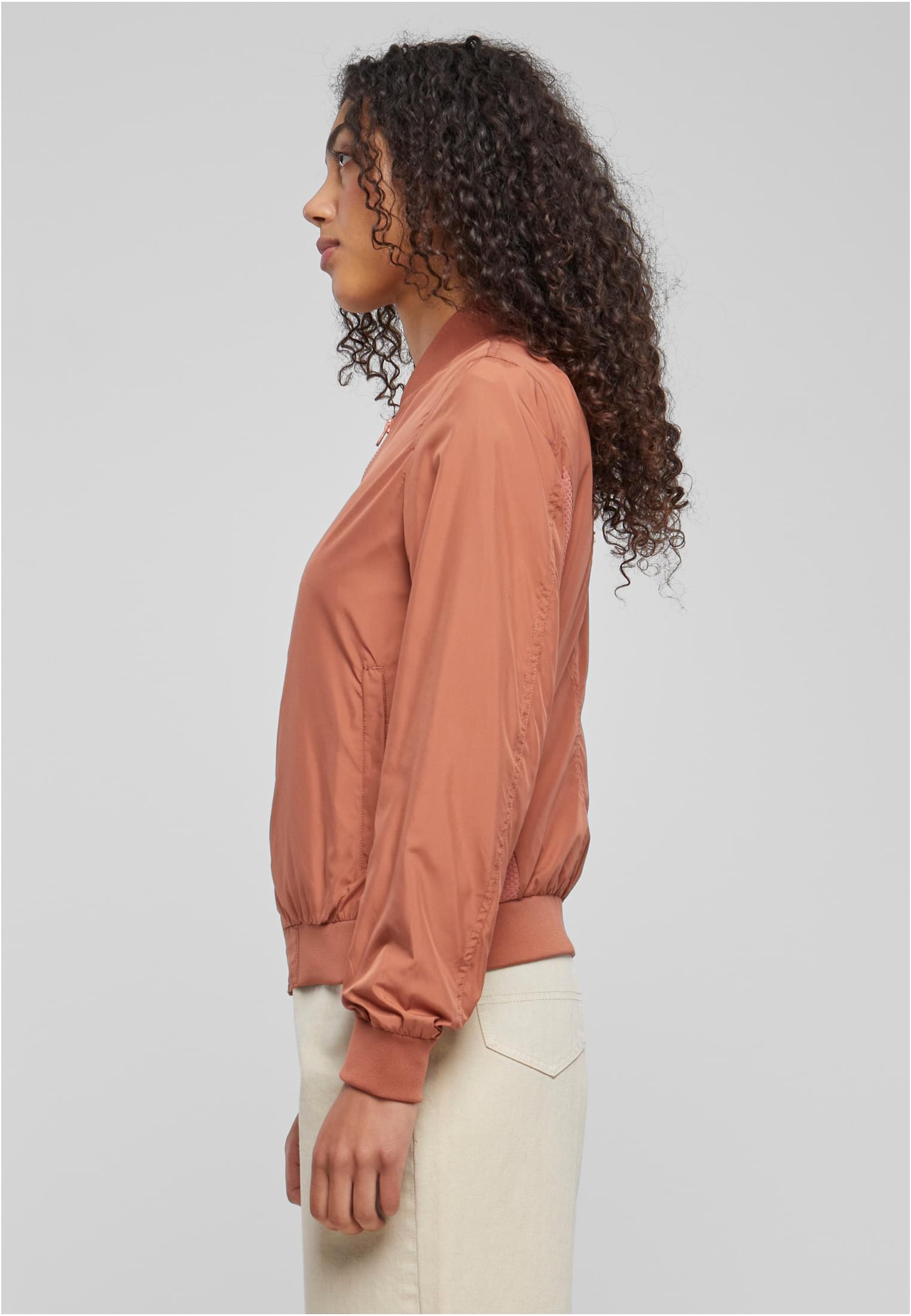 Ladies Light Bomber Jacket | terracotta