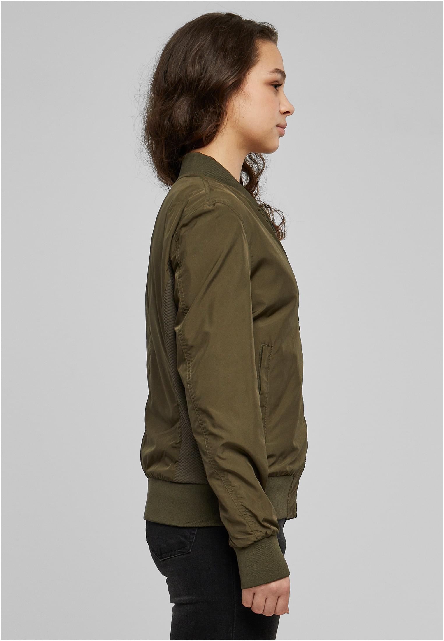 Ladies Light Bomber Jacket | dark olive